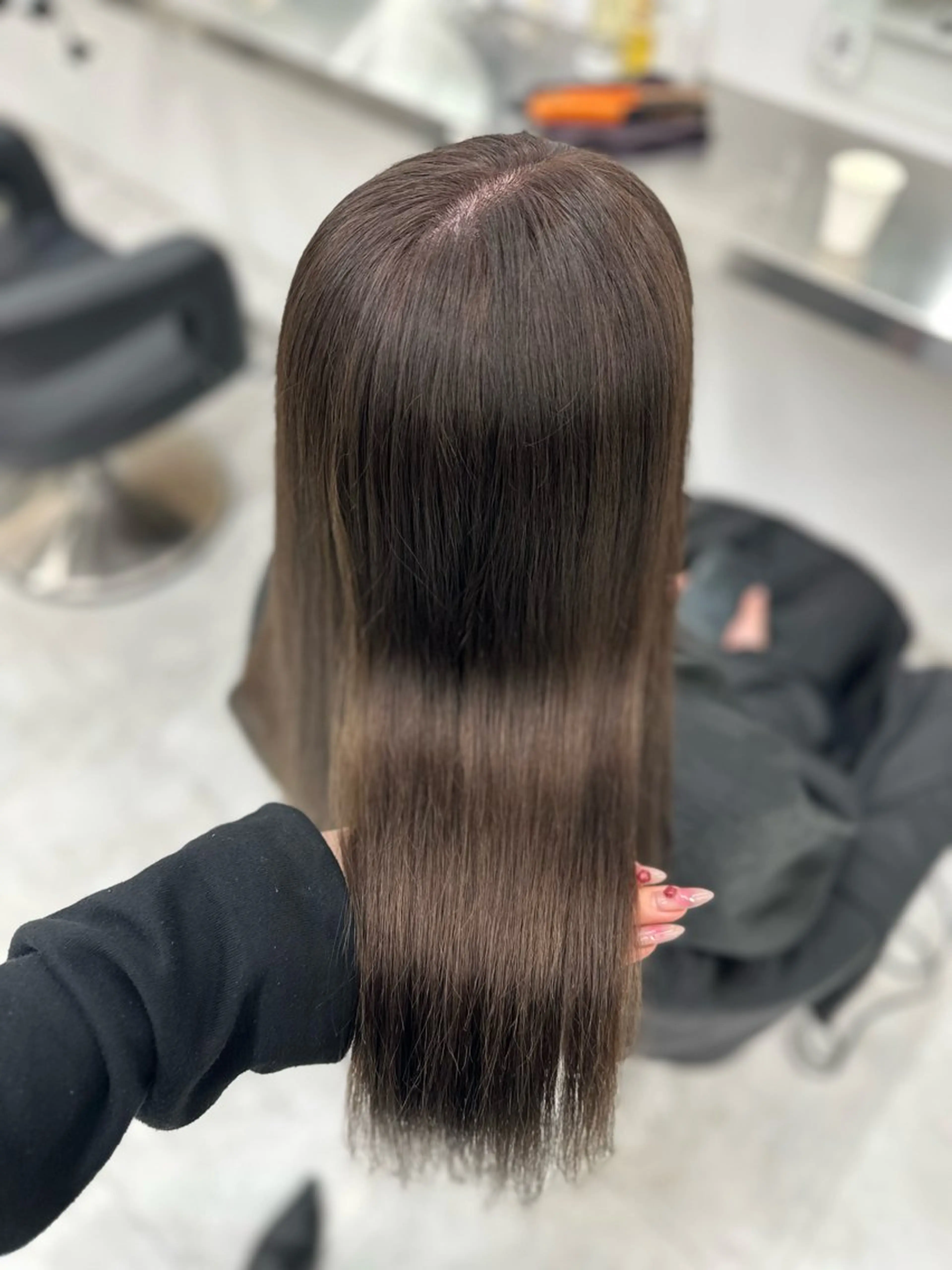 ロング カラー ヘアカラー ヘアセット 上品モテヘア🩶 karen🩶のヘアスタイル