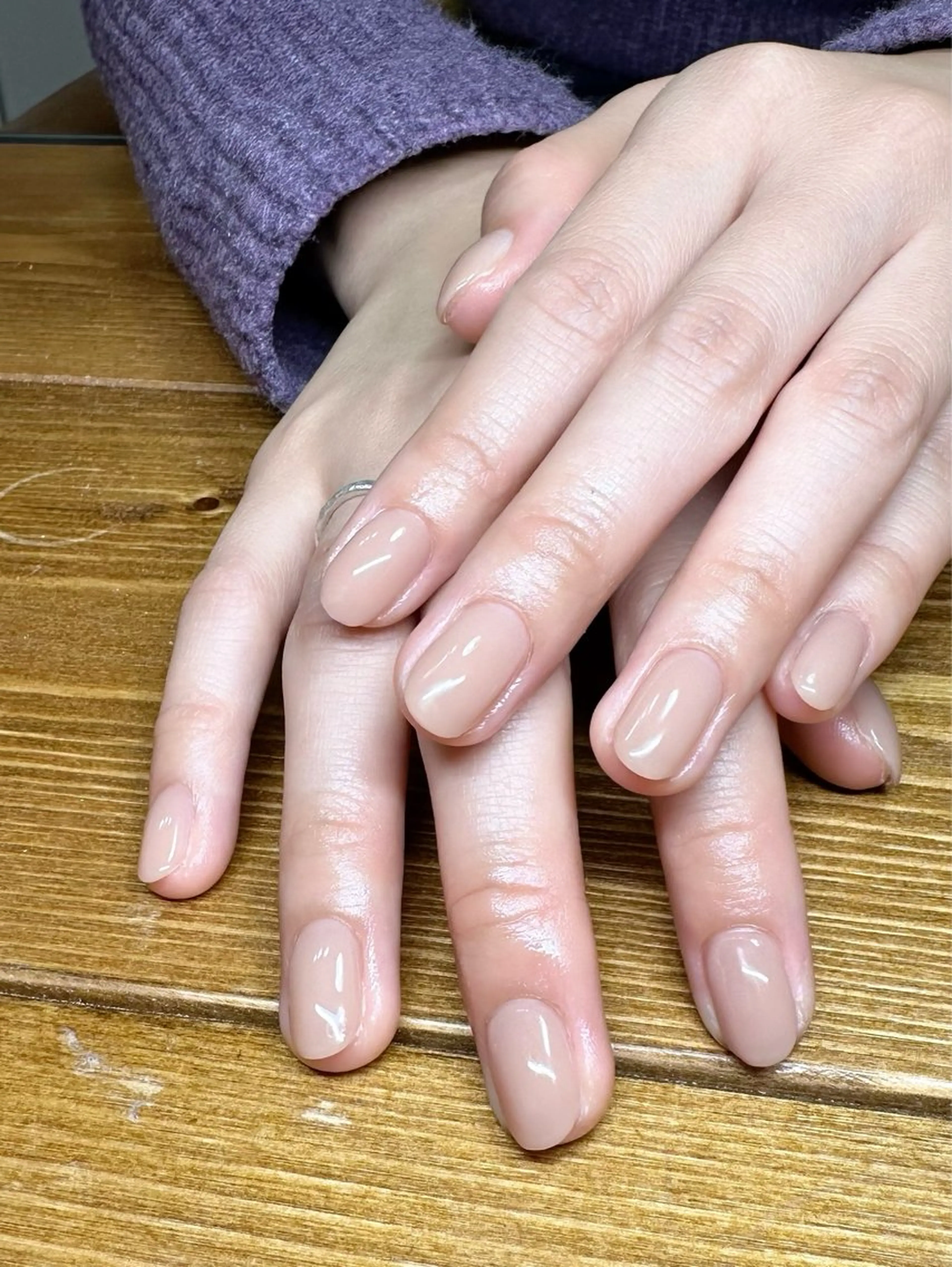 ネイル オフィスネイル ワンカラーネイル ハンドネイル Nroom. /はるのネイルデザイン