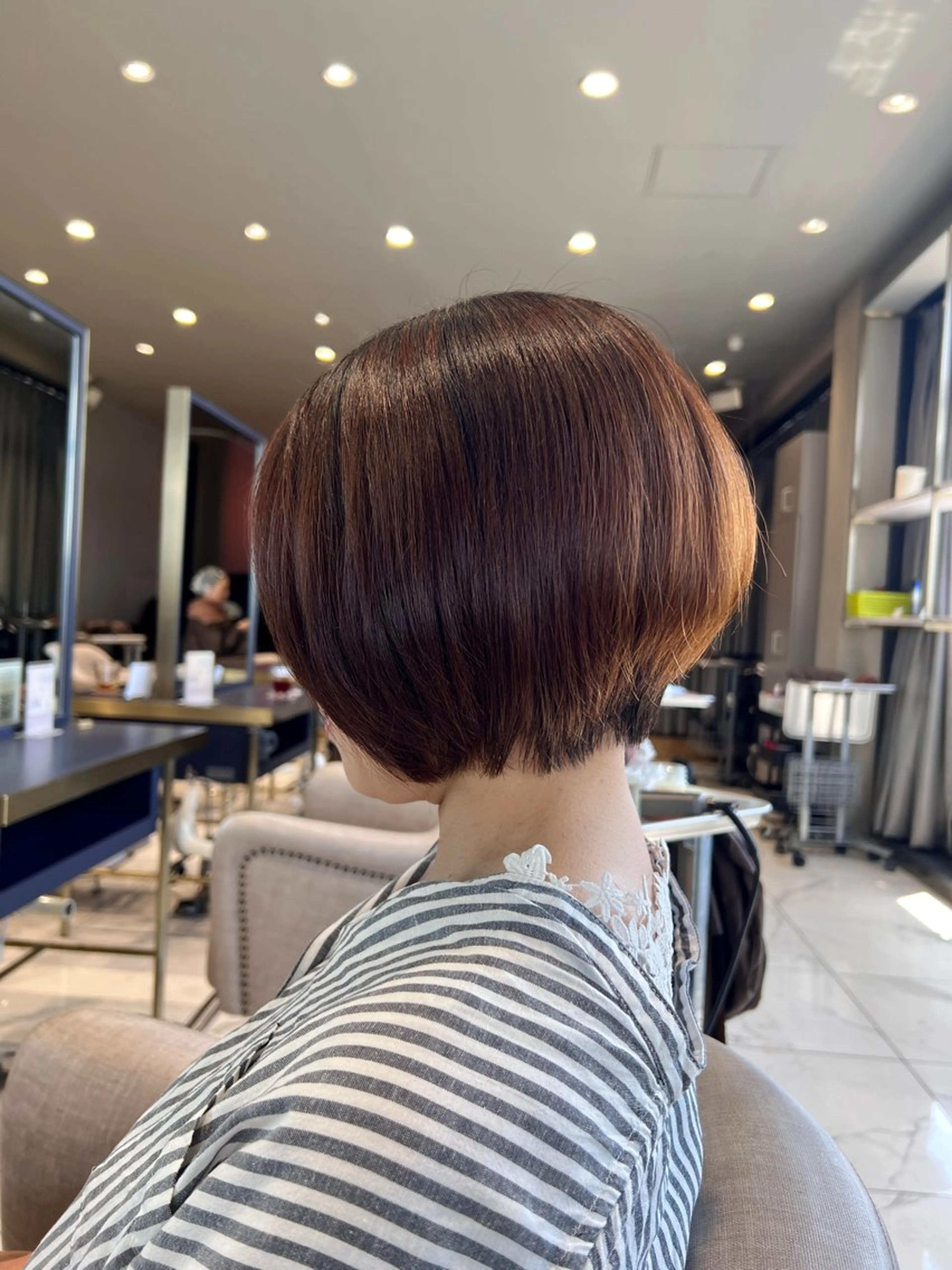 ショート ショートボブ ボブ ショートヘア 志田 ほん/ メンズパーマのヘアスタイル