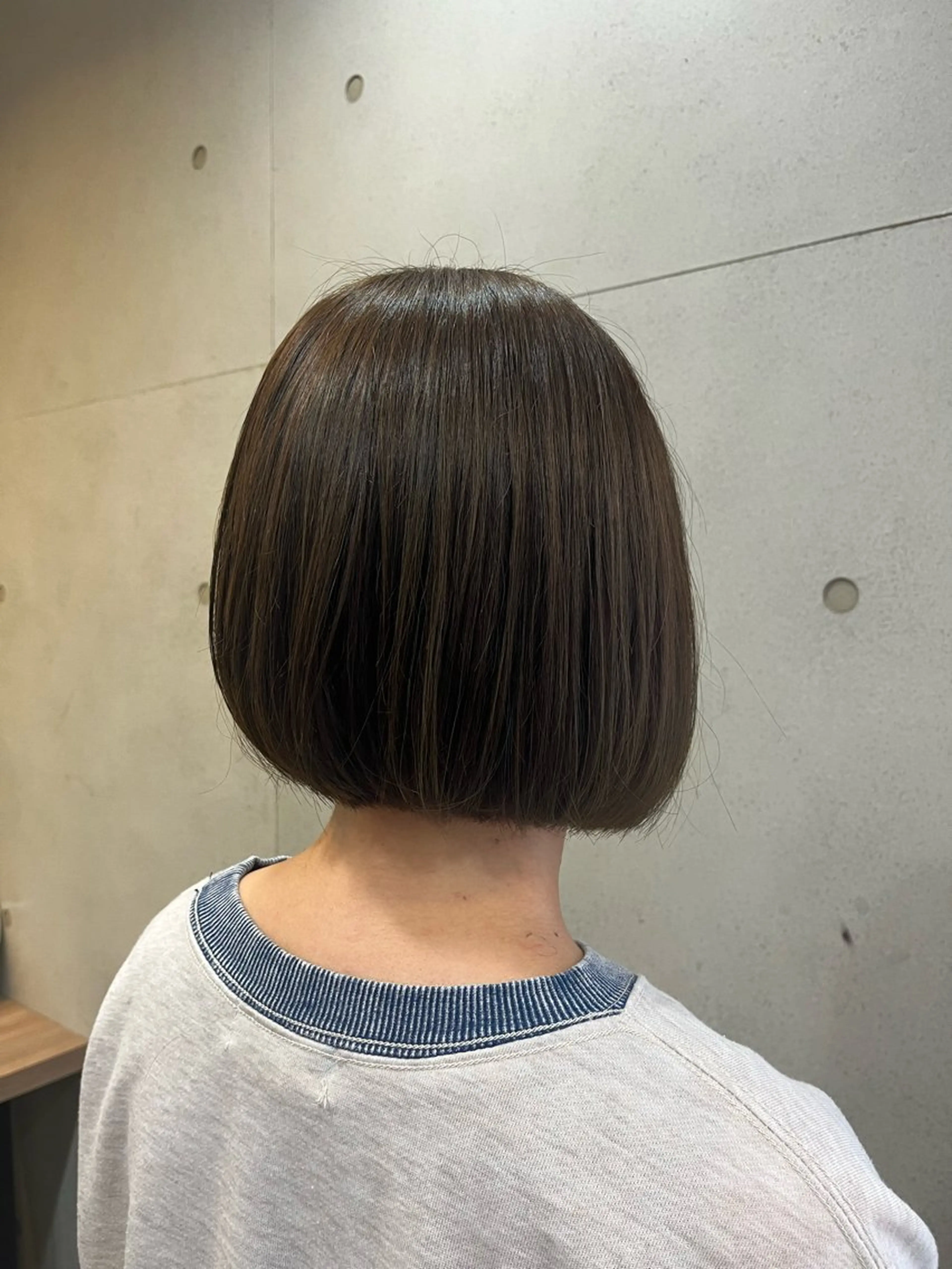 ショート ボブ おせ ちさとのヘアスタイル