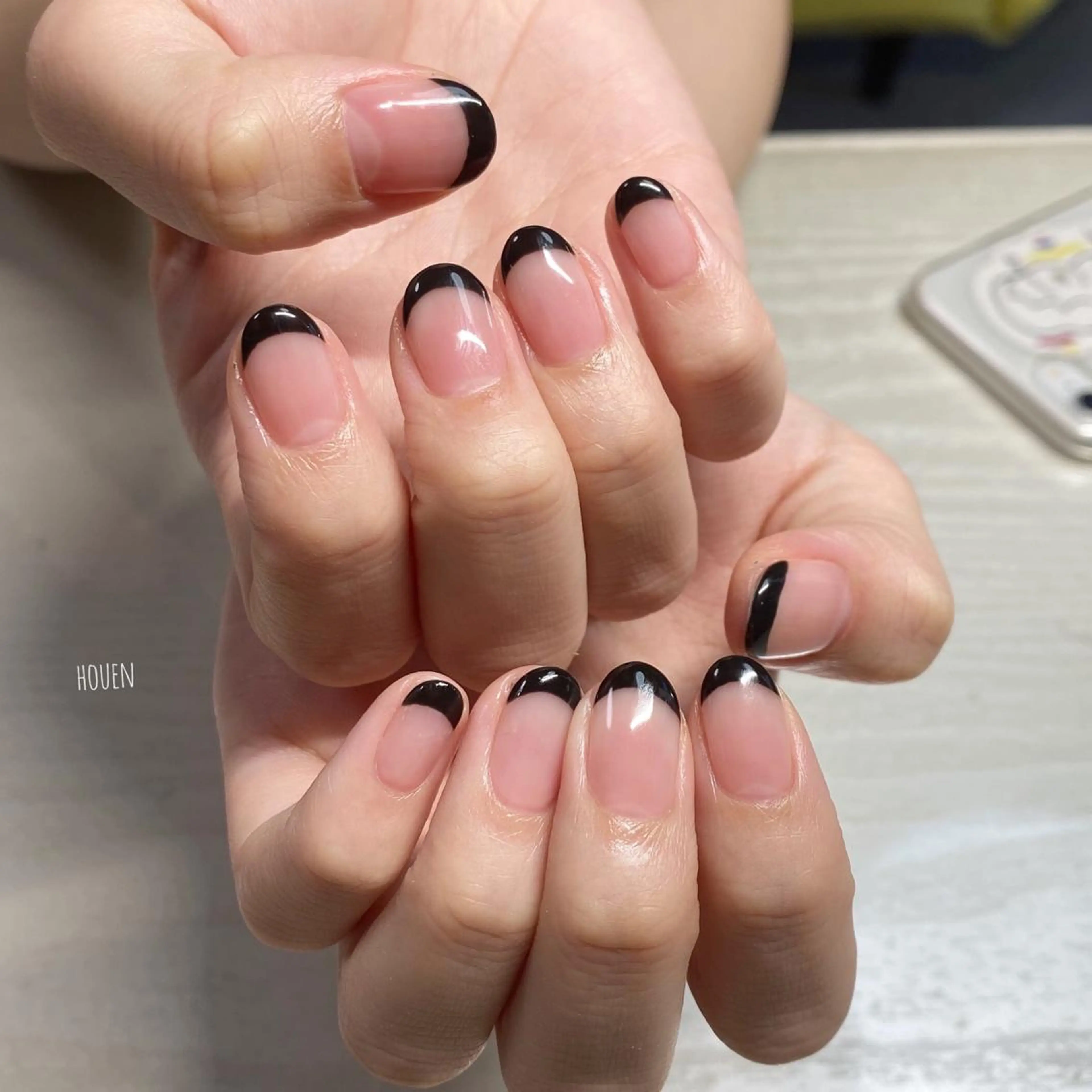 ネイル フレンチネイル I pinknail 韓国風·持ち込み専門のネイルデザイン