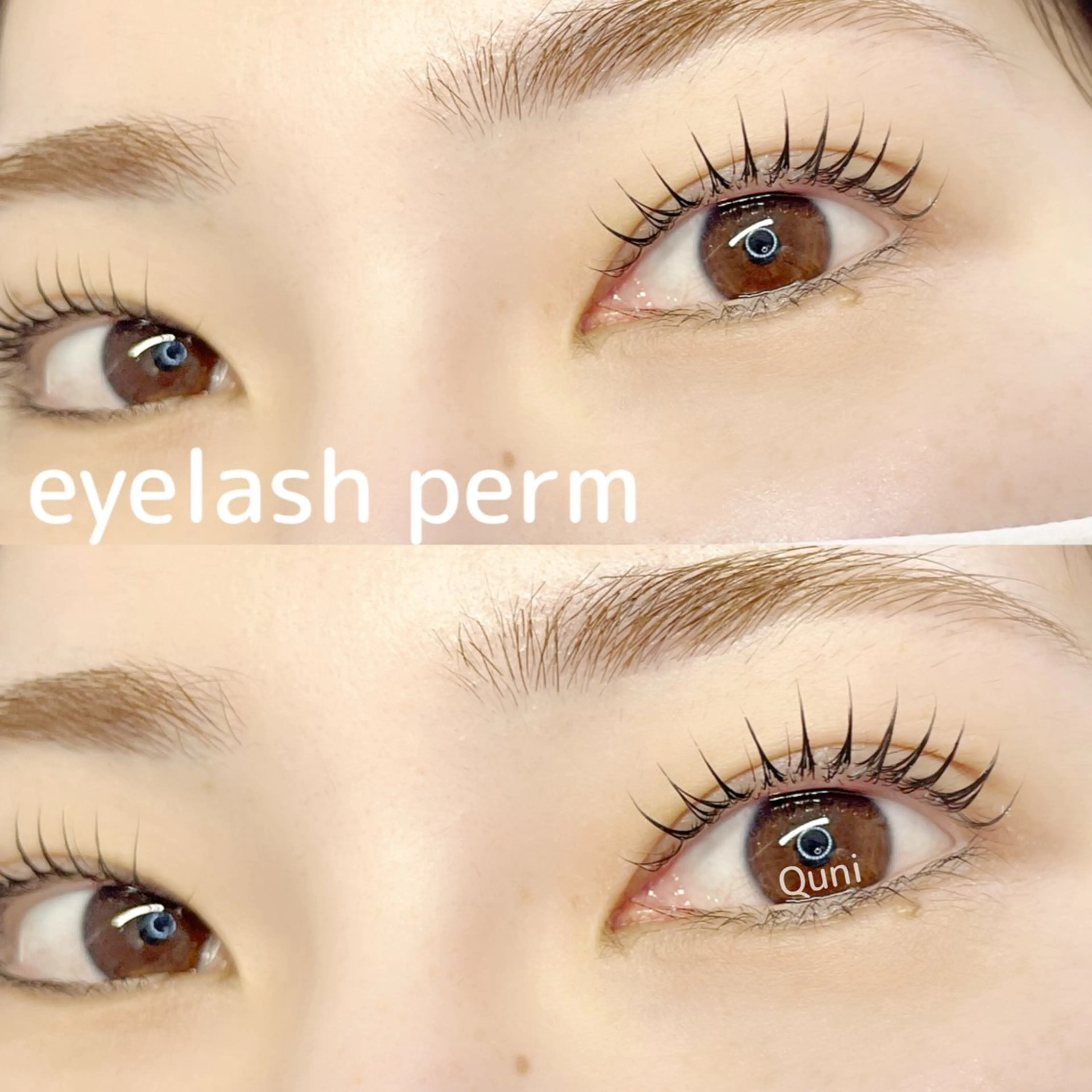 マツエク・マツパ Quni ☁️のマツエク・マツパデザイン