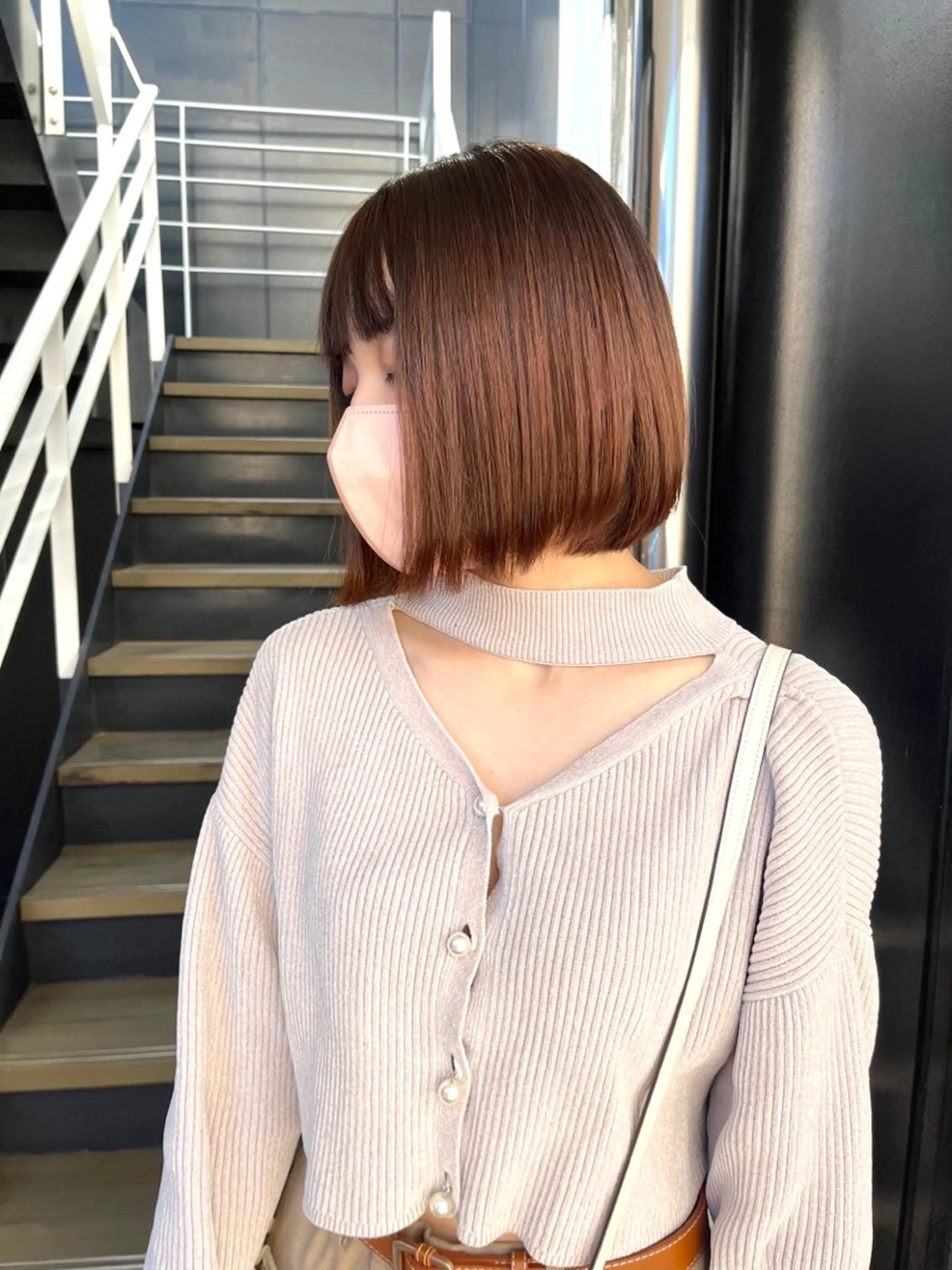 ショート カラー カット ヘアカラー トリートメント 🦋髪質改善🦋 眞井琴美のヘアスタイル