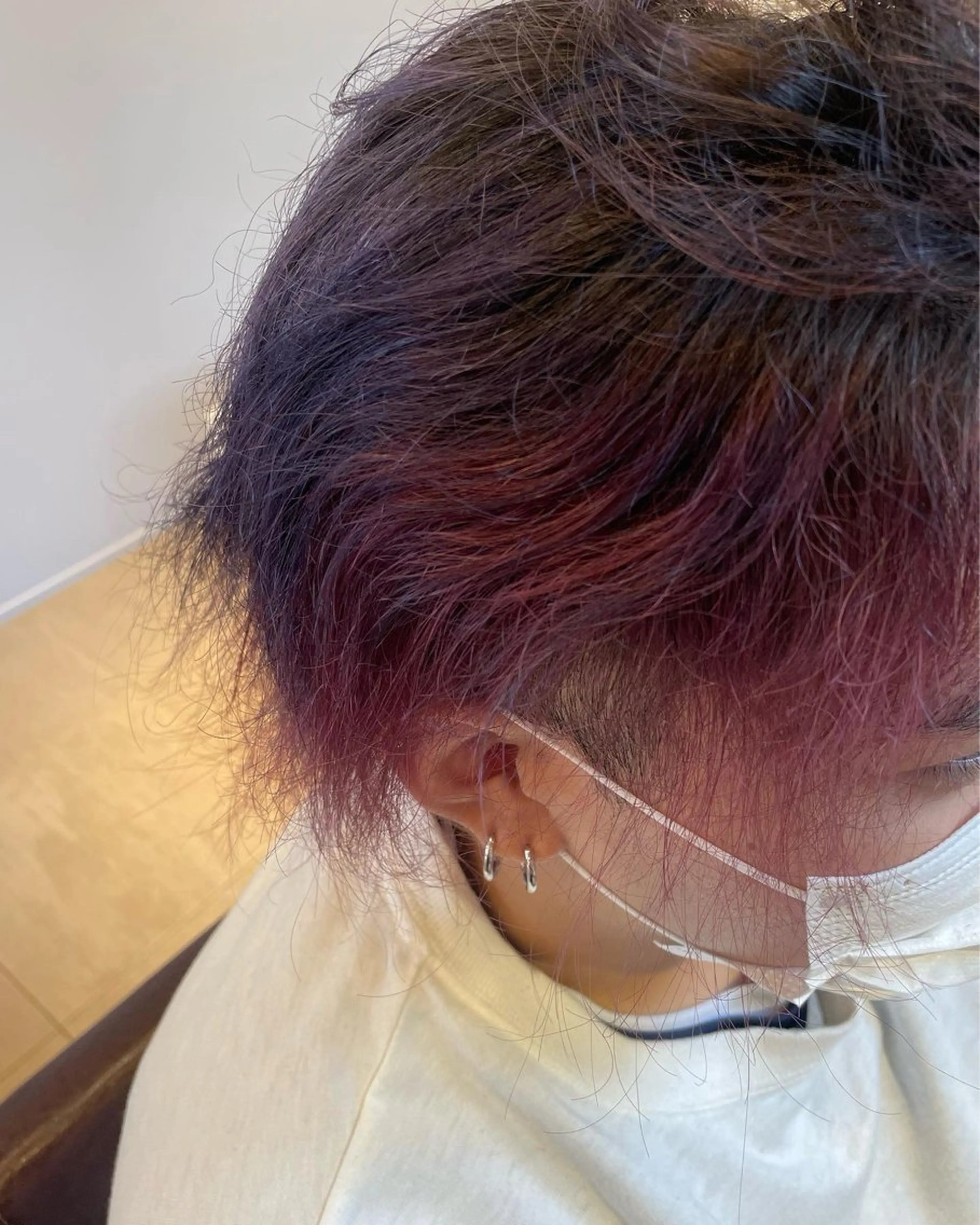 カラー メンズ 平木 悠葵のヘアスタイル