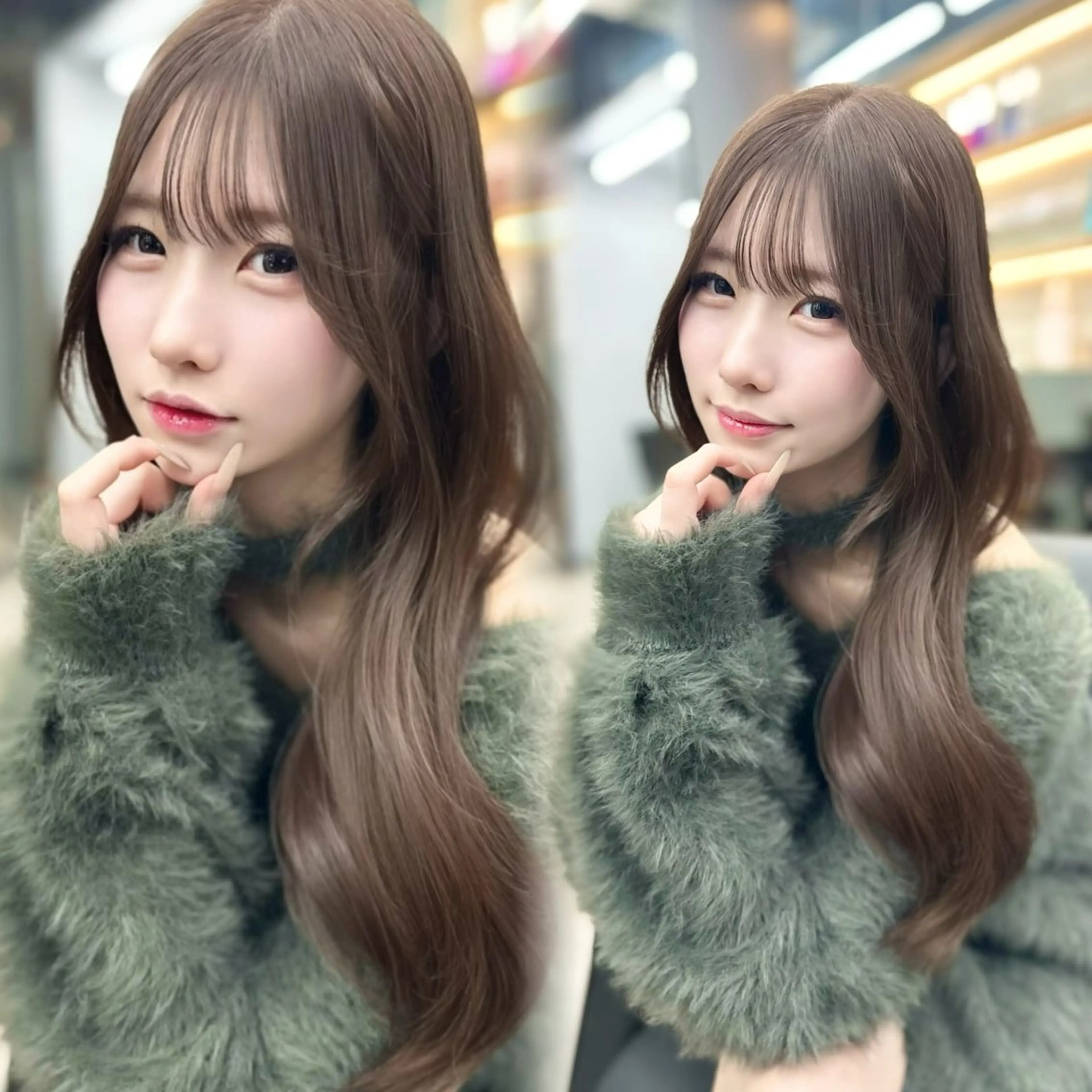 ロング トリートメント ヘッドスパ youres hair 東新宿のヘアスタイル