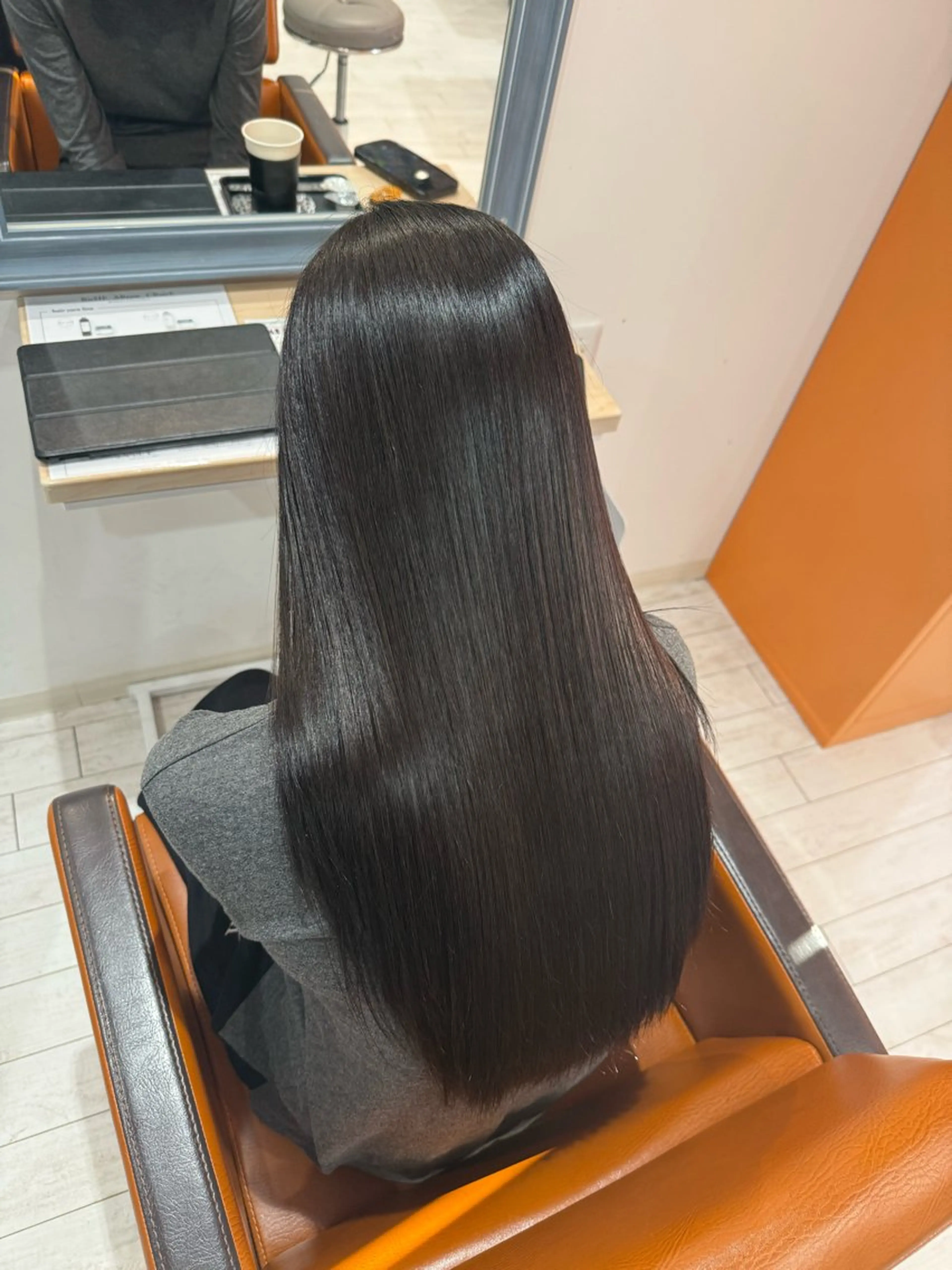 ロング カット ヘアカラー トリートメント 🍊髪質改善🍊縮毛 矯正🍊濱野紗奈🍊のヘアスタイル