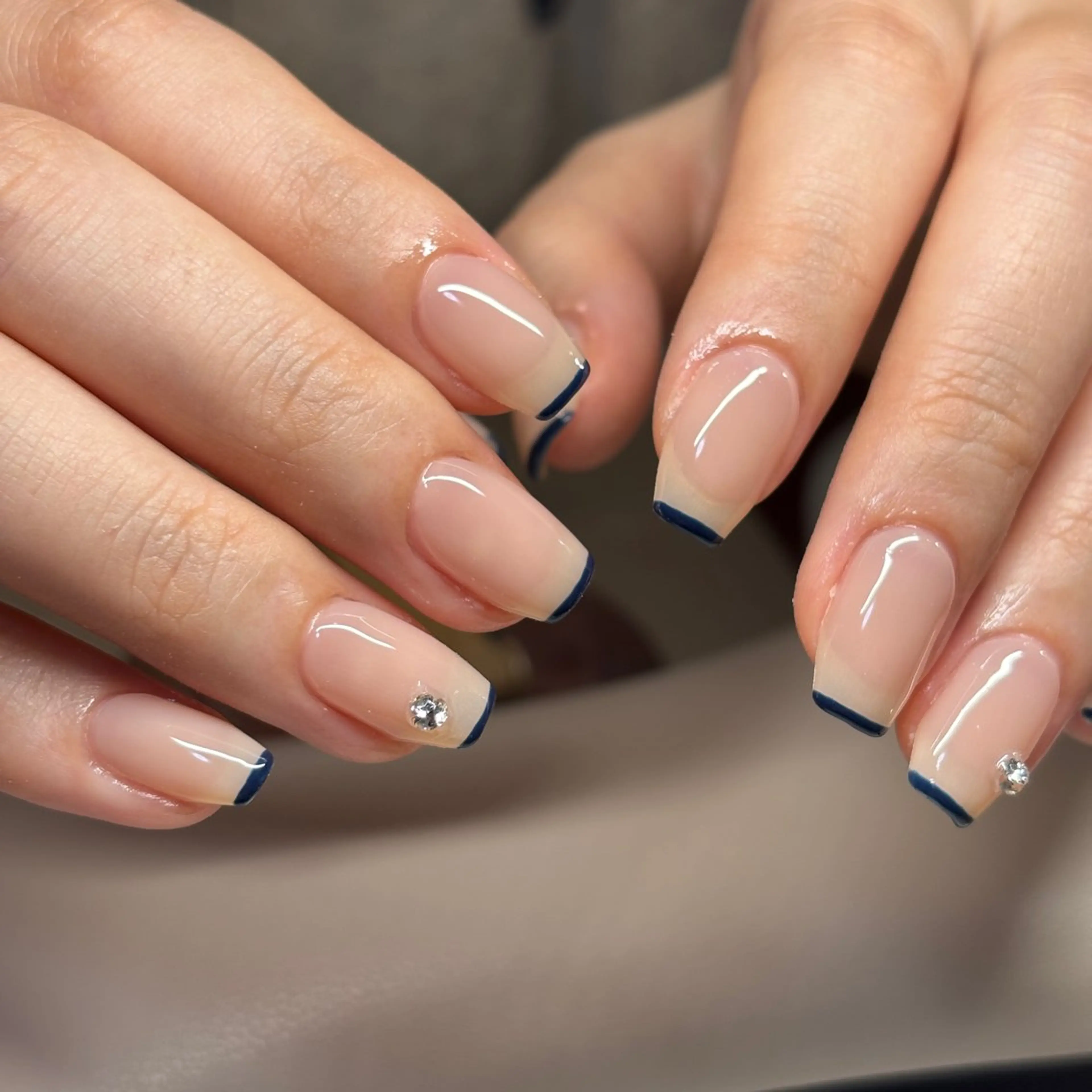 ネイル フレンチネイル ハンドネイル 33 nail salon 徳山里美のネイルデザイン