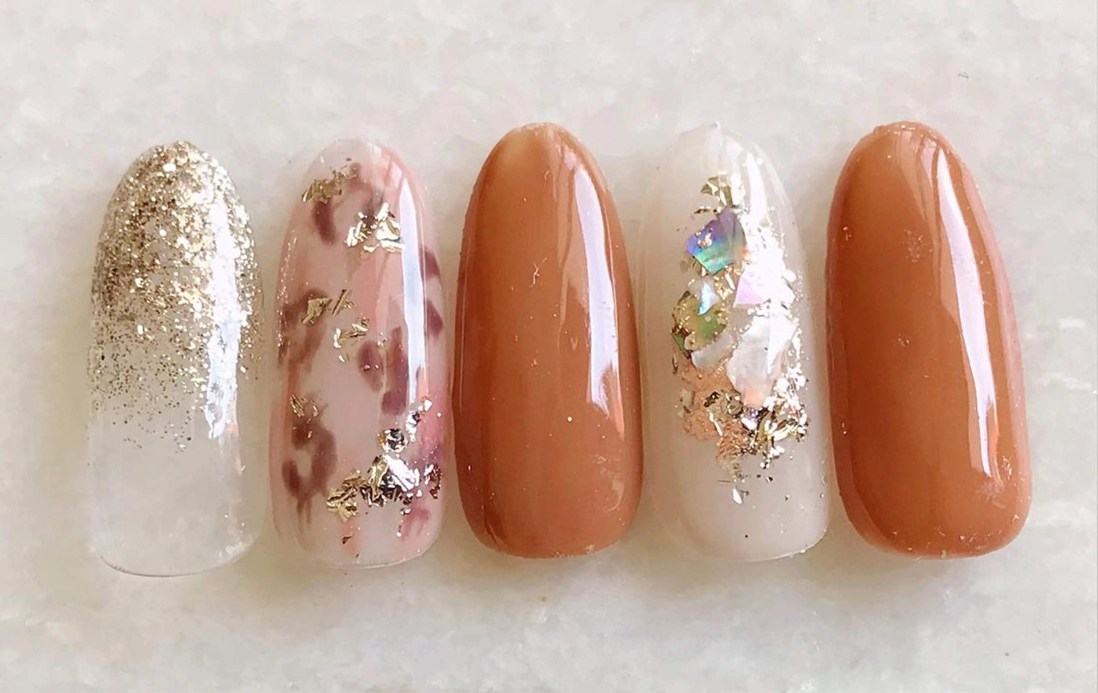 ネイル ジェルネイル パラジェル ハンドネイル Satomi  のネイルデザイン