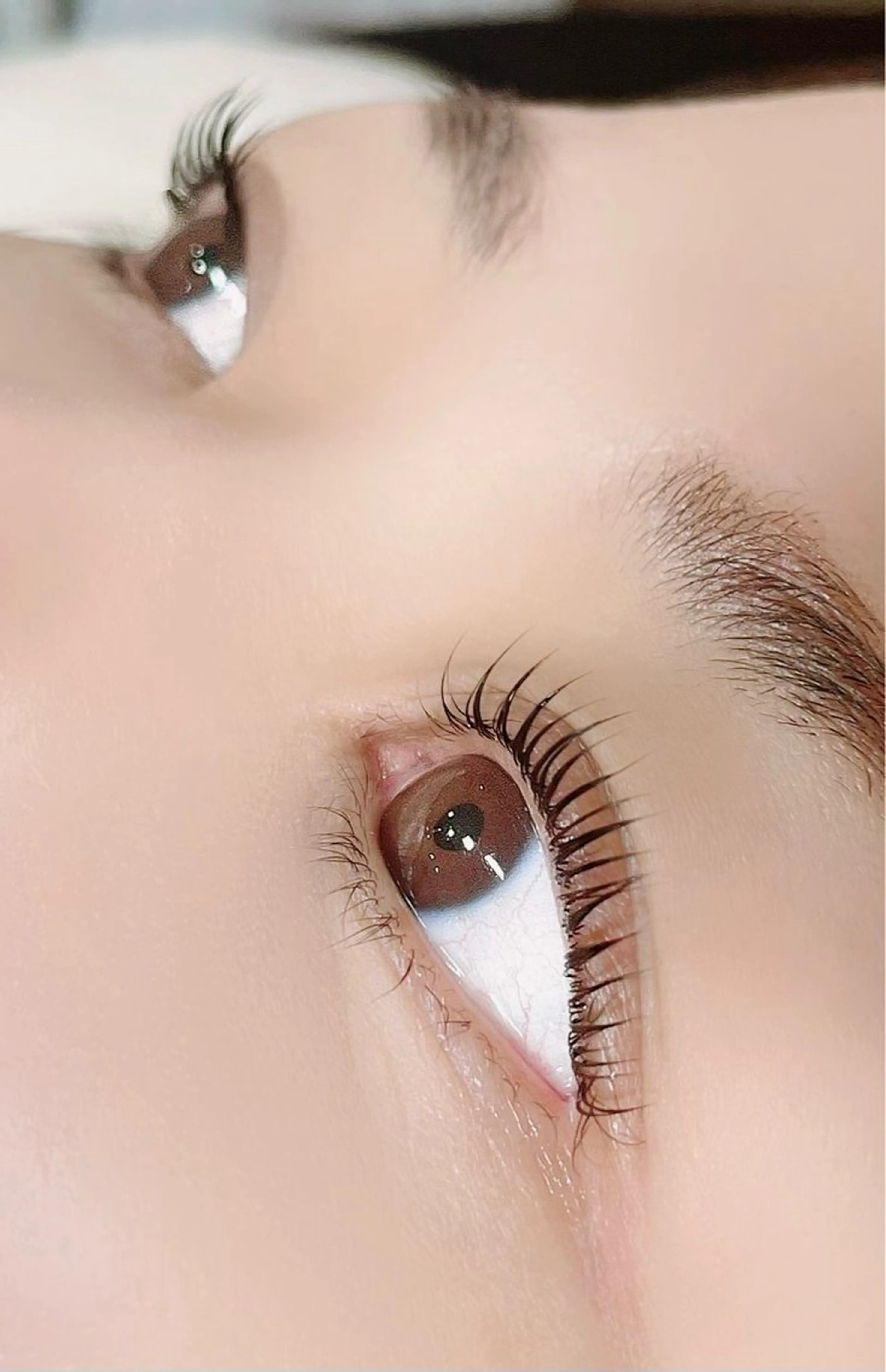 マツエク・マツパ フラットラッシュ パリジェンヌラッシュリフト まつげパーマ 一重×まつ毛パーマ ボリュームラッシュ マツパ Charme 五反田・不動前・目黒のマツエク・マツパデザイン