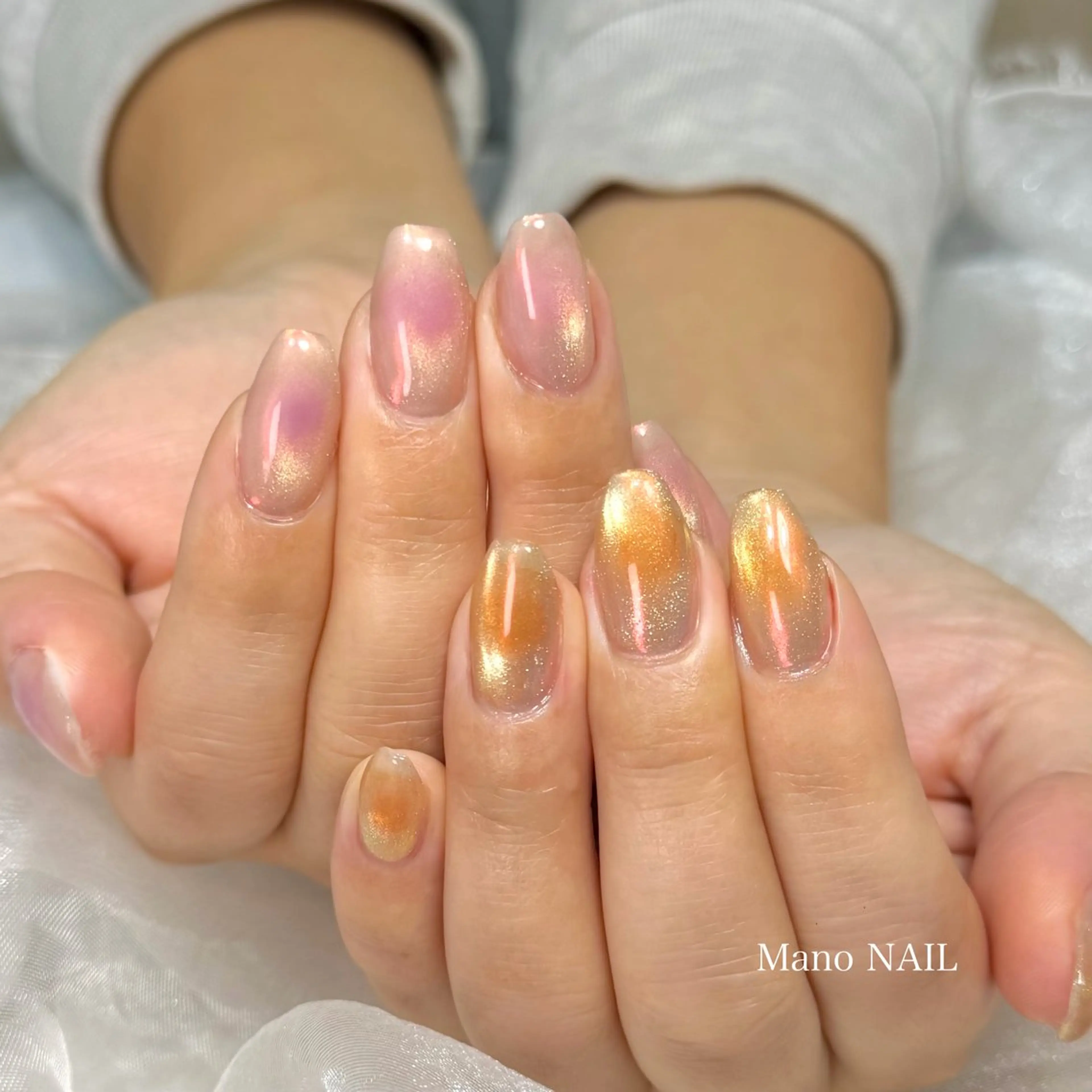 ネイル チークネイル ハンドネイル Mano NAILのネイルデザイン