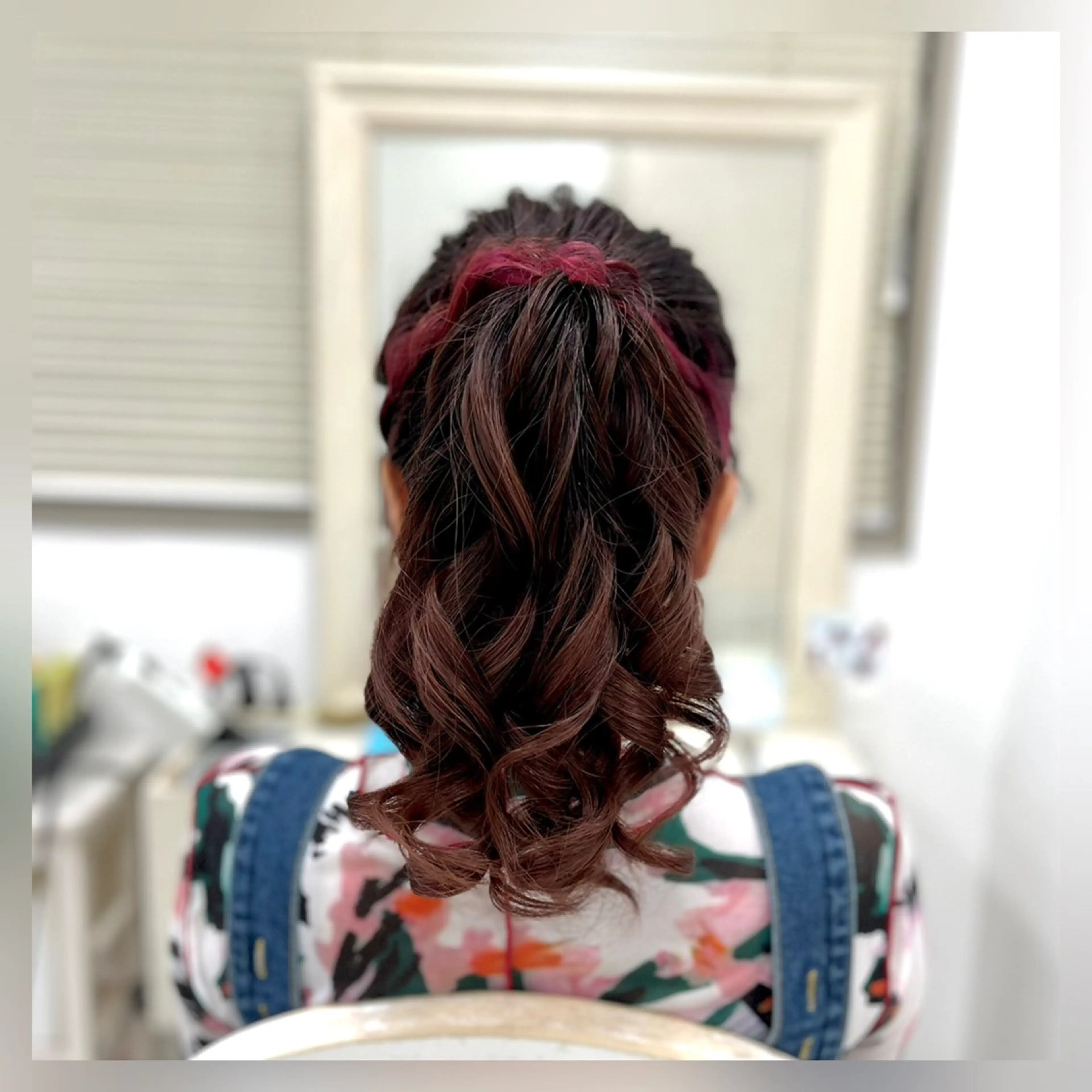 ヘアアレンジ ポニーテール 似合わせヘアメイク 💐オダギリチアキのヘアスタイル