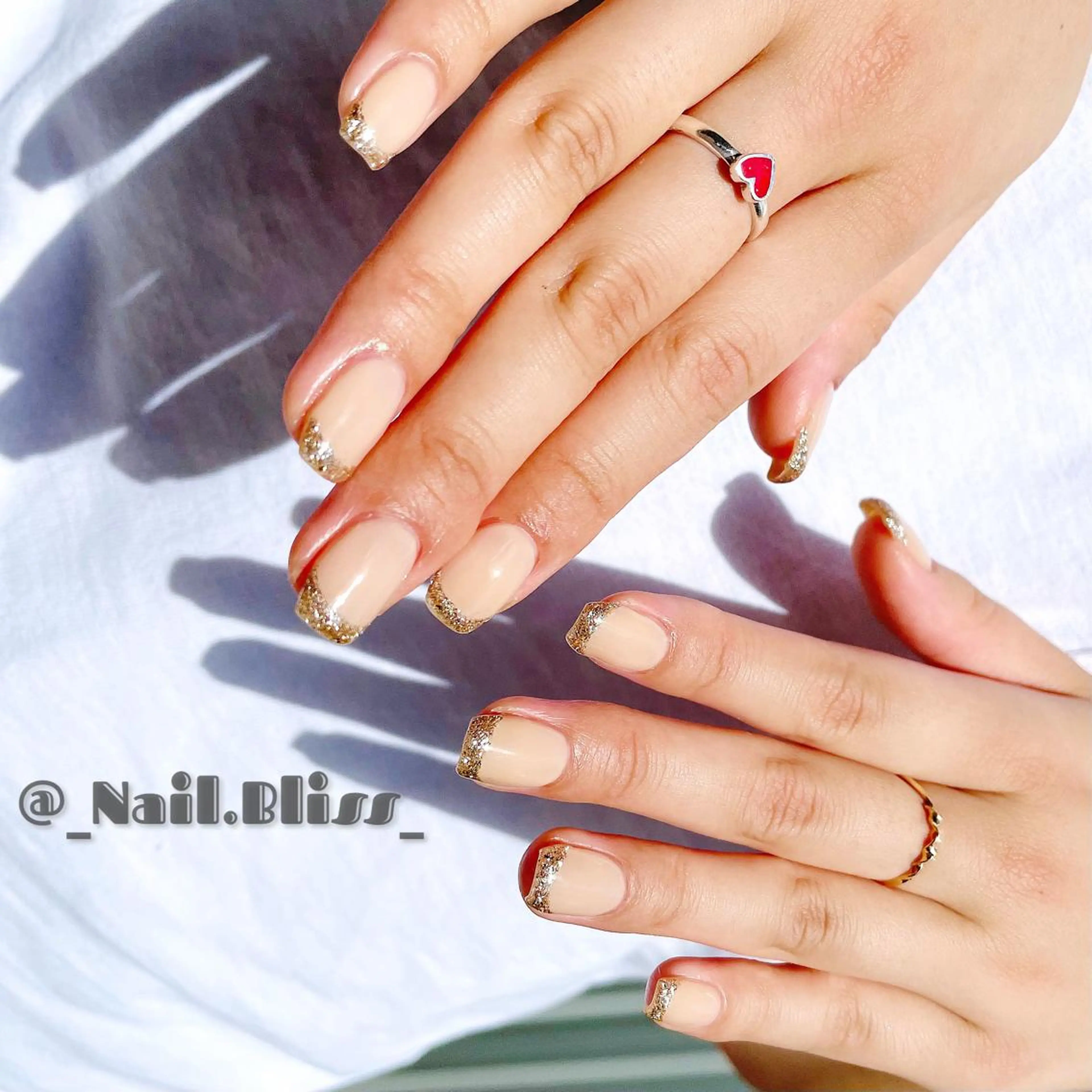 ネイル フレンチネイル シンプルネイル ハンドネイル NAIL BLISSのネイルデザイン