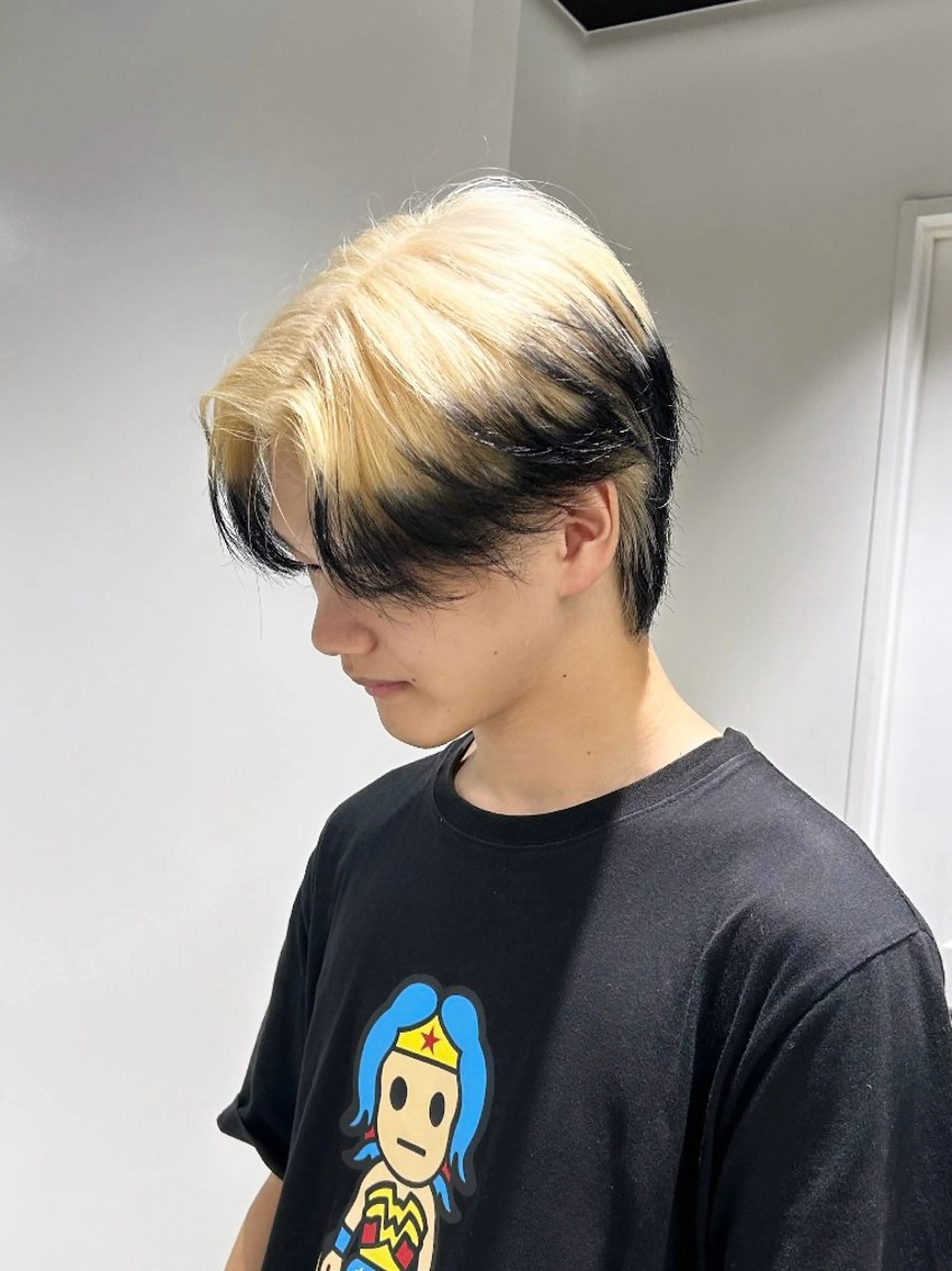 メンズカット+ブリーチカラー✨️デザインカラーもお任せ下さい!の写真