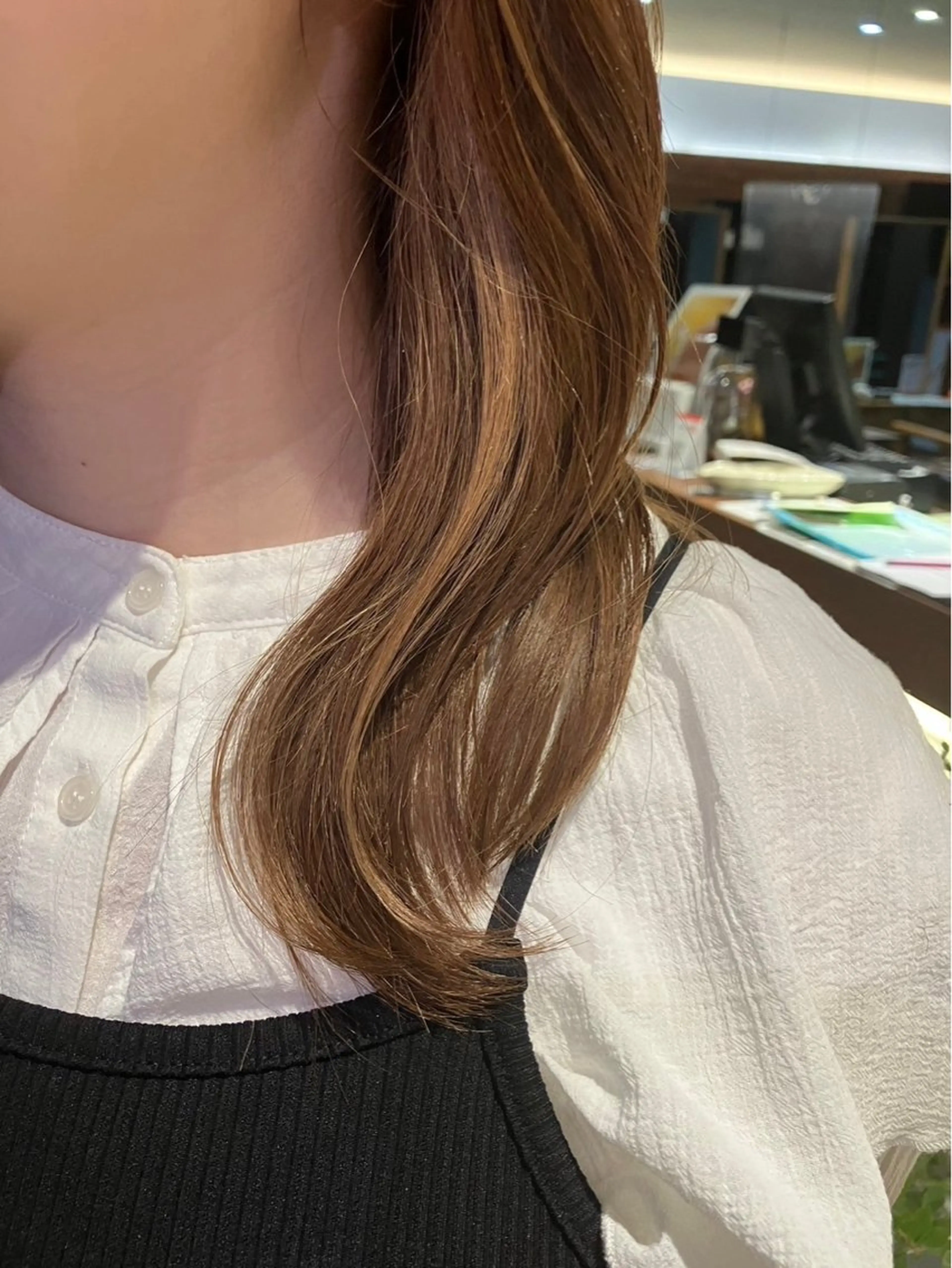 セミロング ヘアカラー 🎀Kubu🍀 Natsumu🎀のヘアスタイル