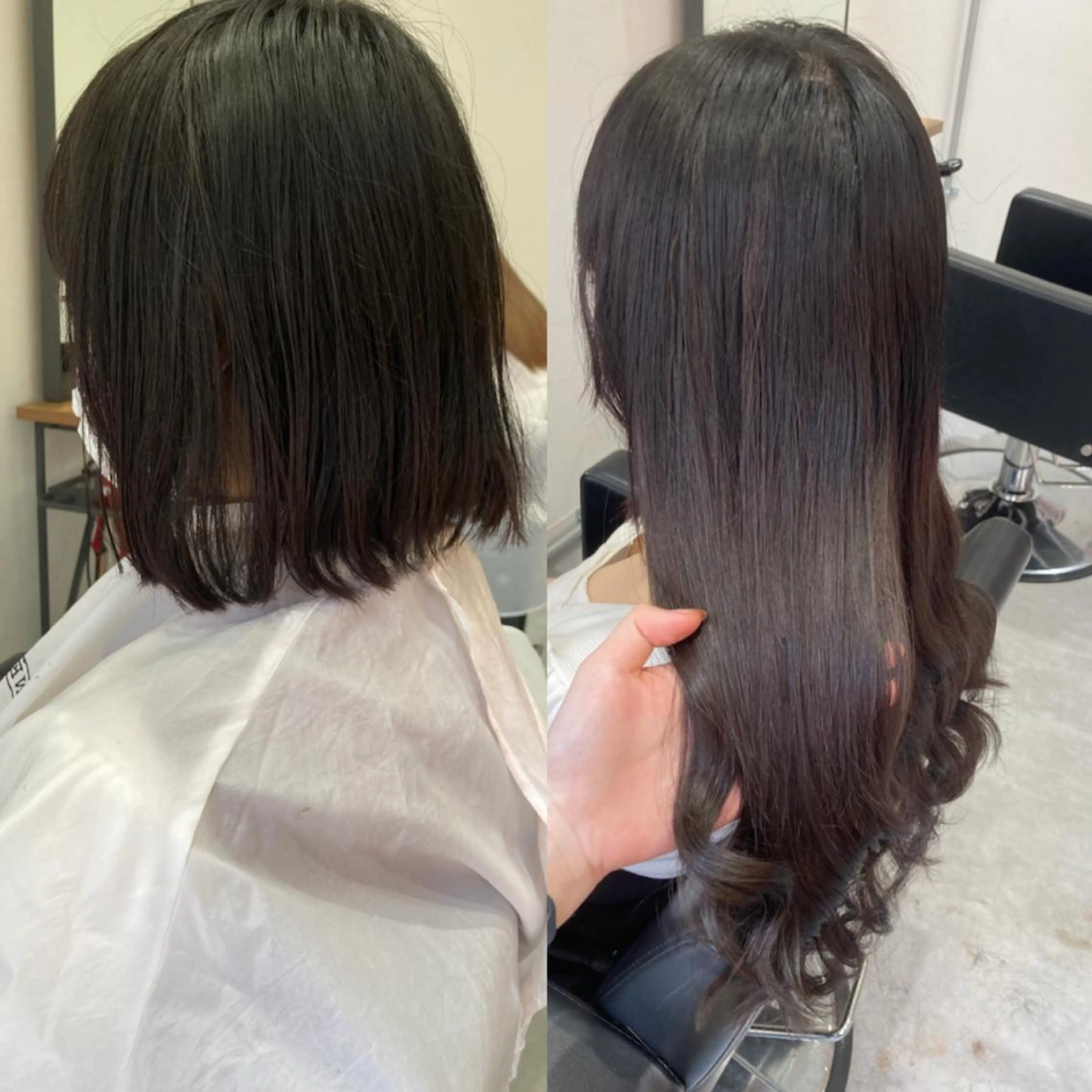 ショート ボブ エクステ ENA💗NEXT /ハイトーンエクステのヘアスタイル