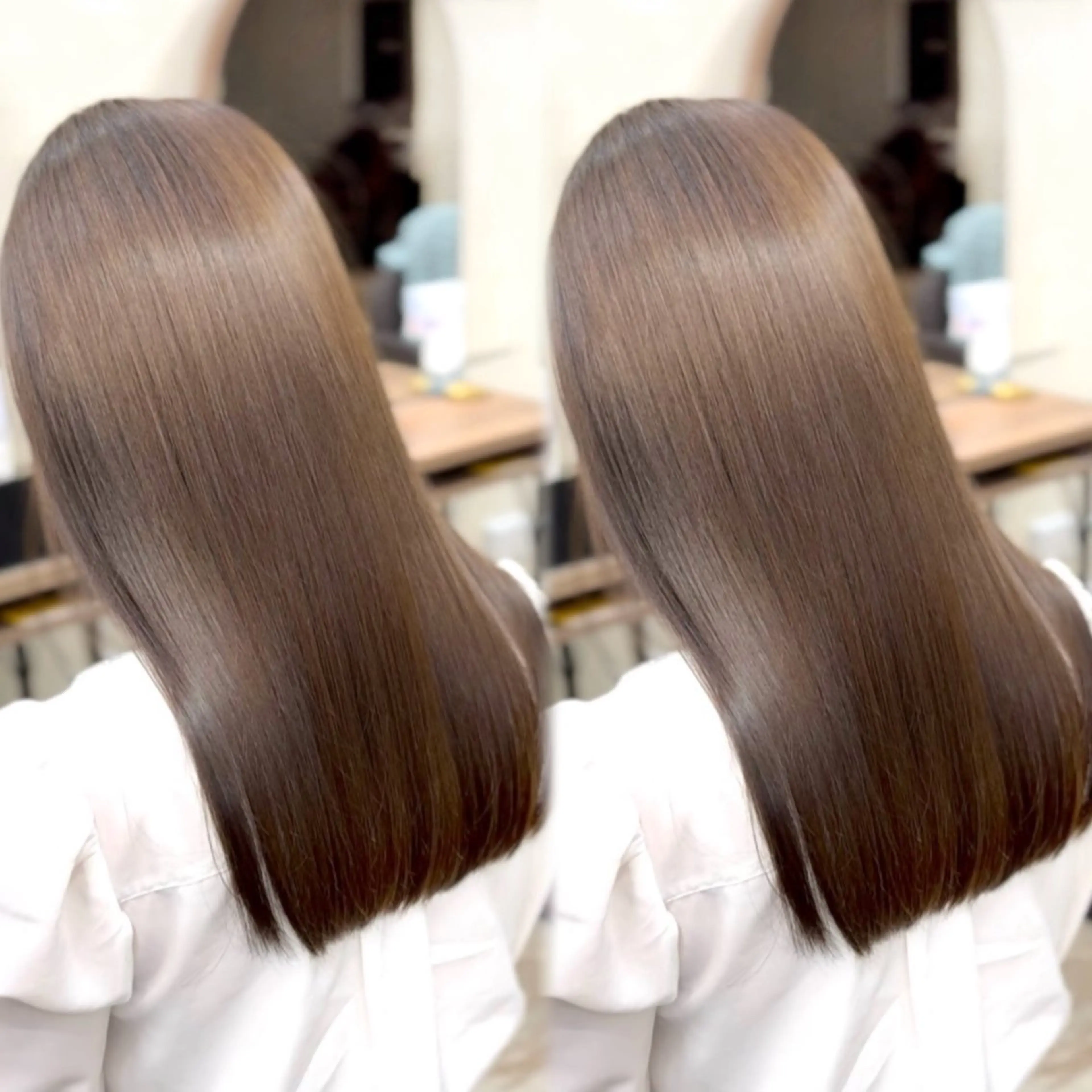 セミロング カラー 髪質改善No.1🍀 🍀銀座🍀矢尾板のヘアスタイル