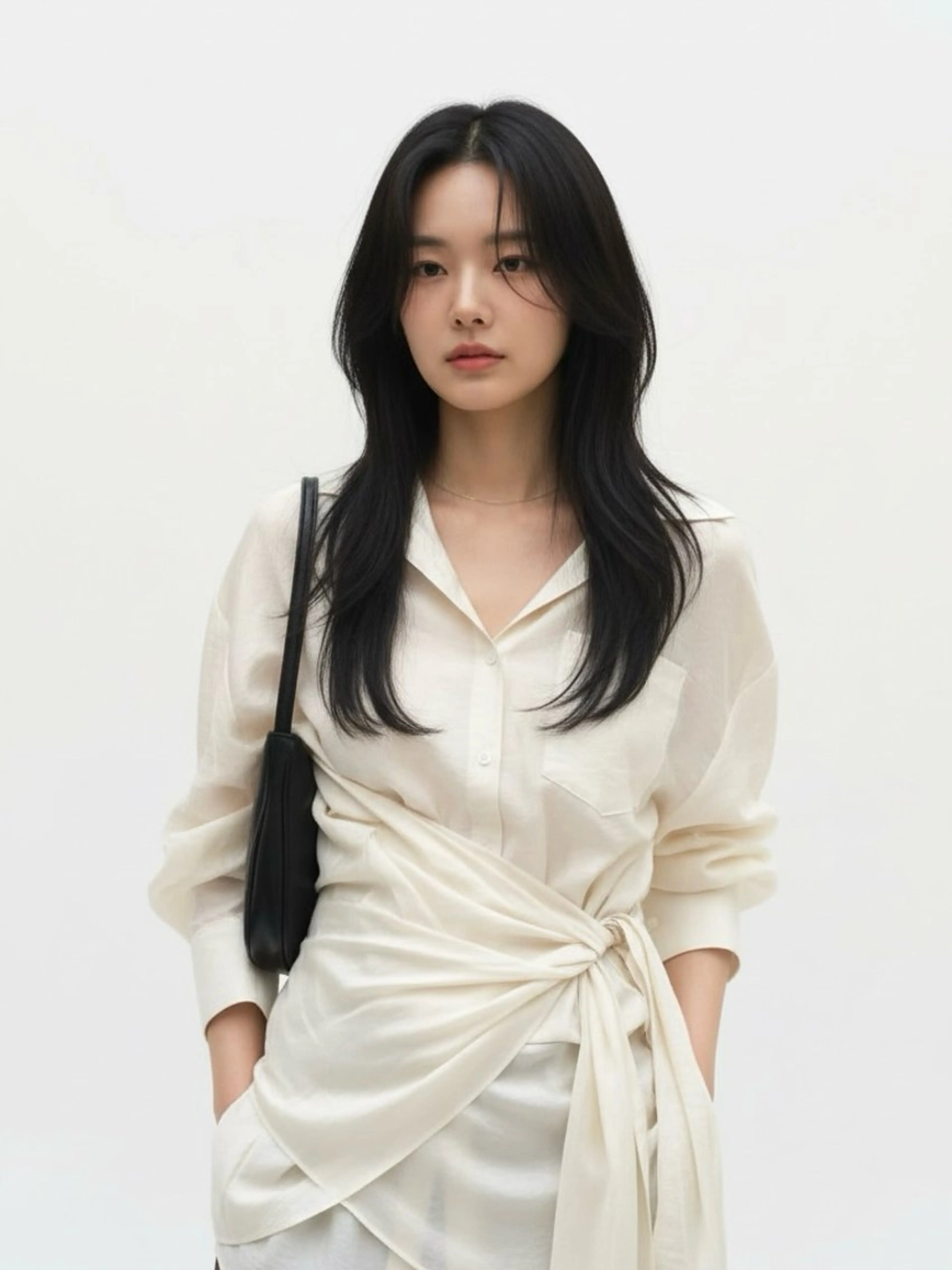 ロング カラー ロングレイヤー アディクシーカラー 透明感カラー くびれヘア 顔まわりレイヤー カット ヘアカラー トリートメント 韓国レイヤーカット 🫧大阪梅田レイヤーのヘアスタイル