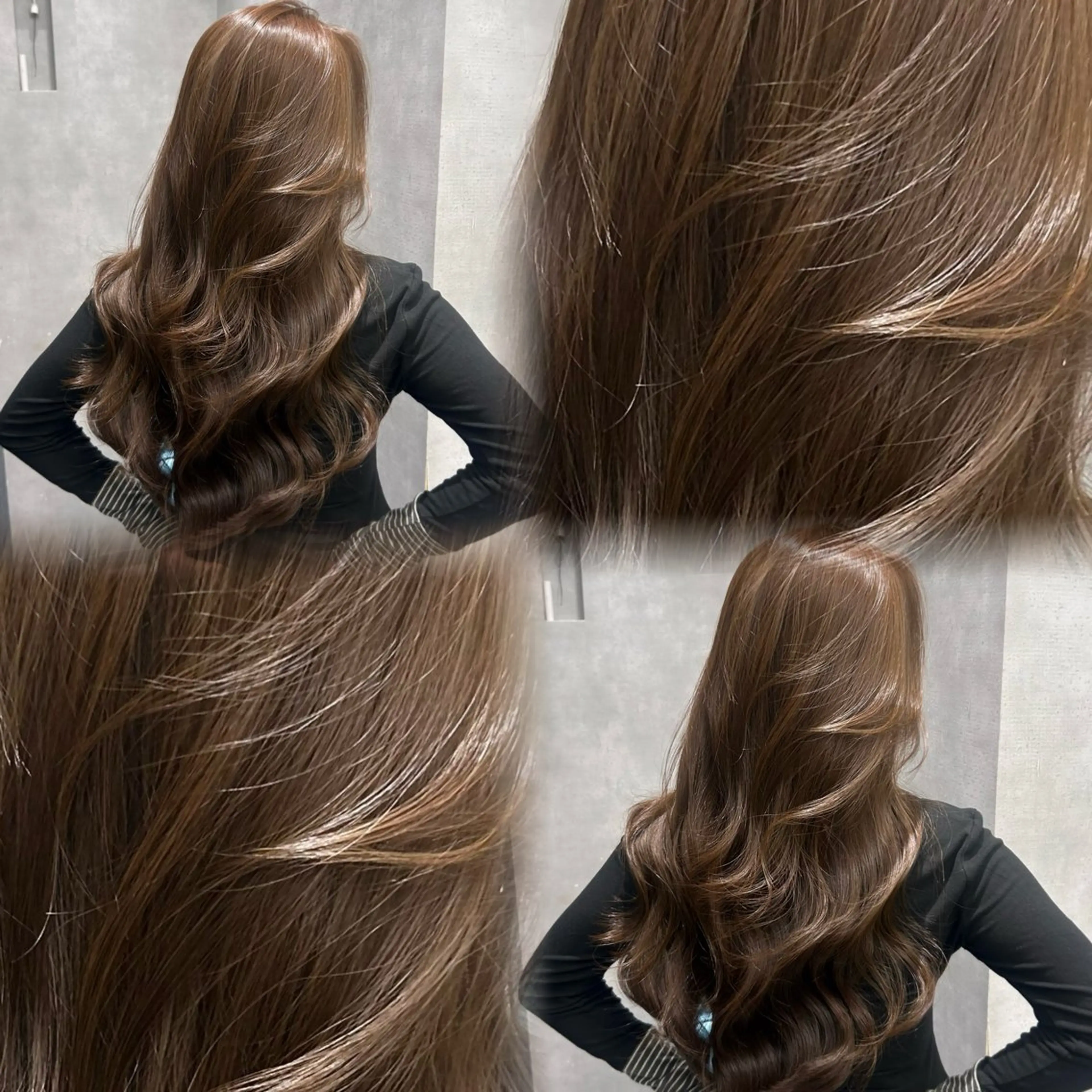 ロング ヘアカラー トリートメント 大人レイヤー/艶美髪 🇺🇸TOMONAのヘアスタイル