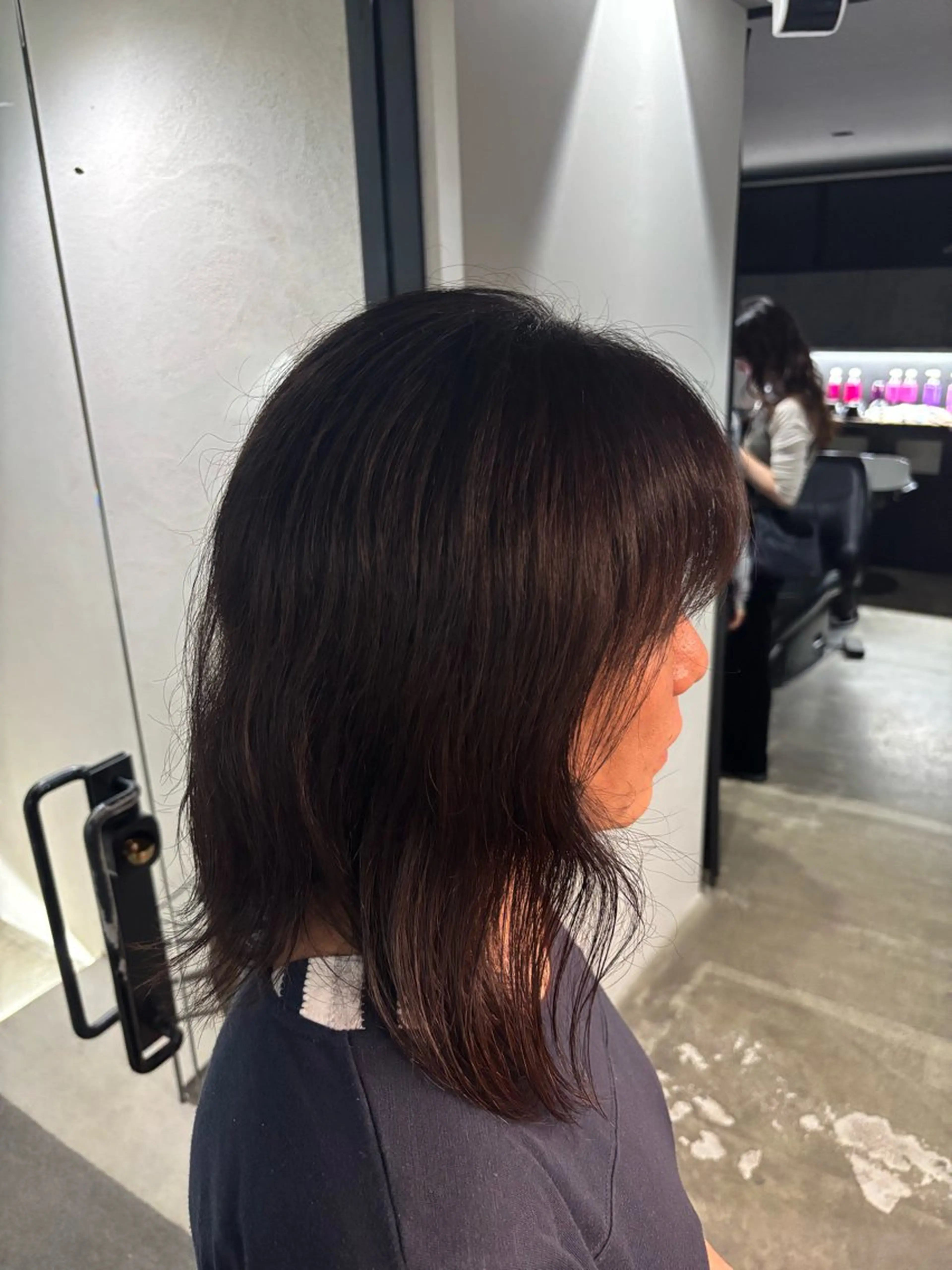 ミディアム ブリーチモデル募集 古内柊のヘアスタイル