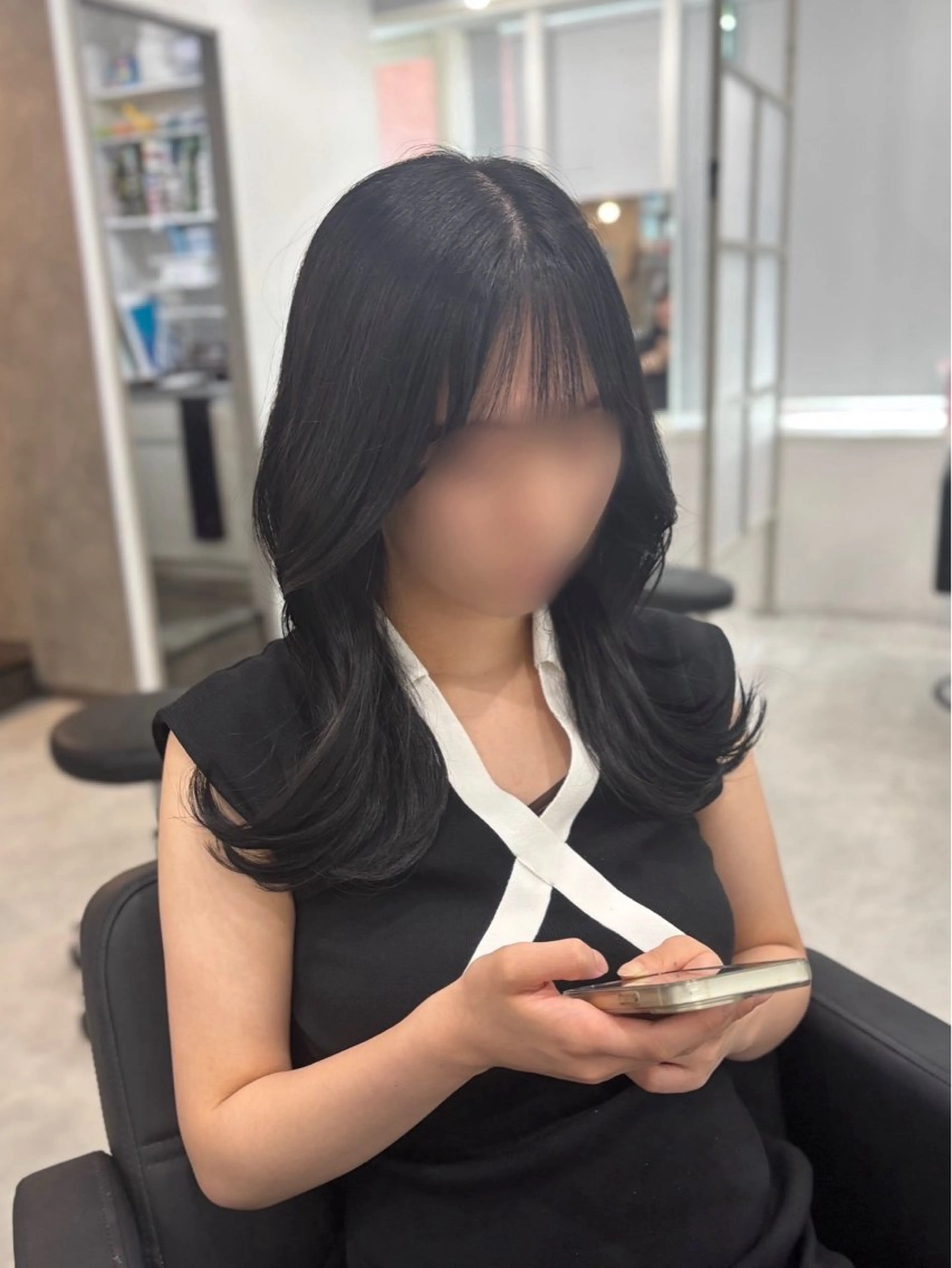 セミロング MAHO/透明感カラ ー/髪質改善🍒のヘアスタイル