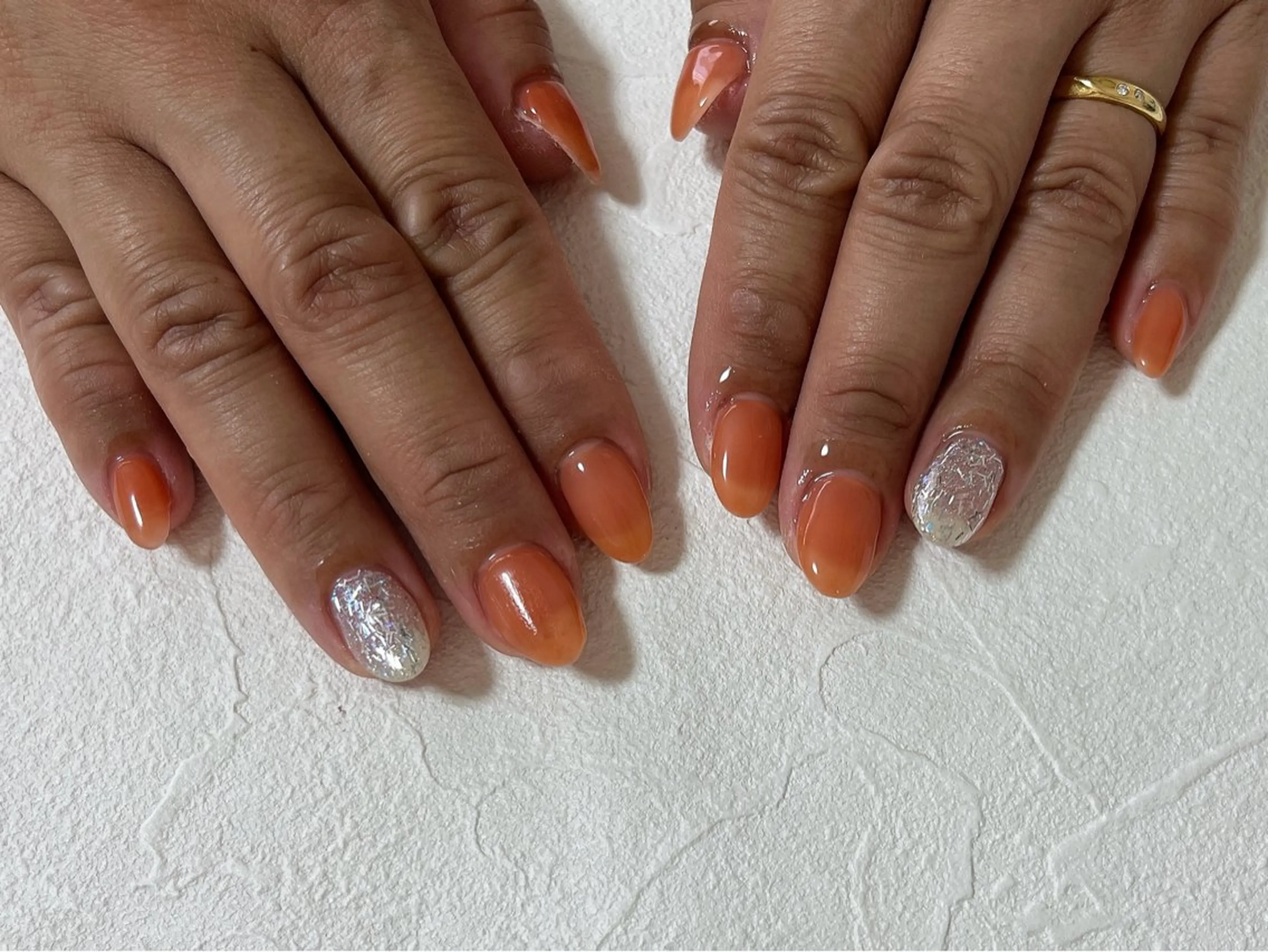 ネイル オーロラネイル フットネイル フレンチネイル ジェルネイル 韓国ネイル ハンドネイル kiki nail たまプラーザのネイルデザイン