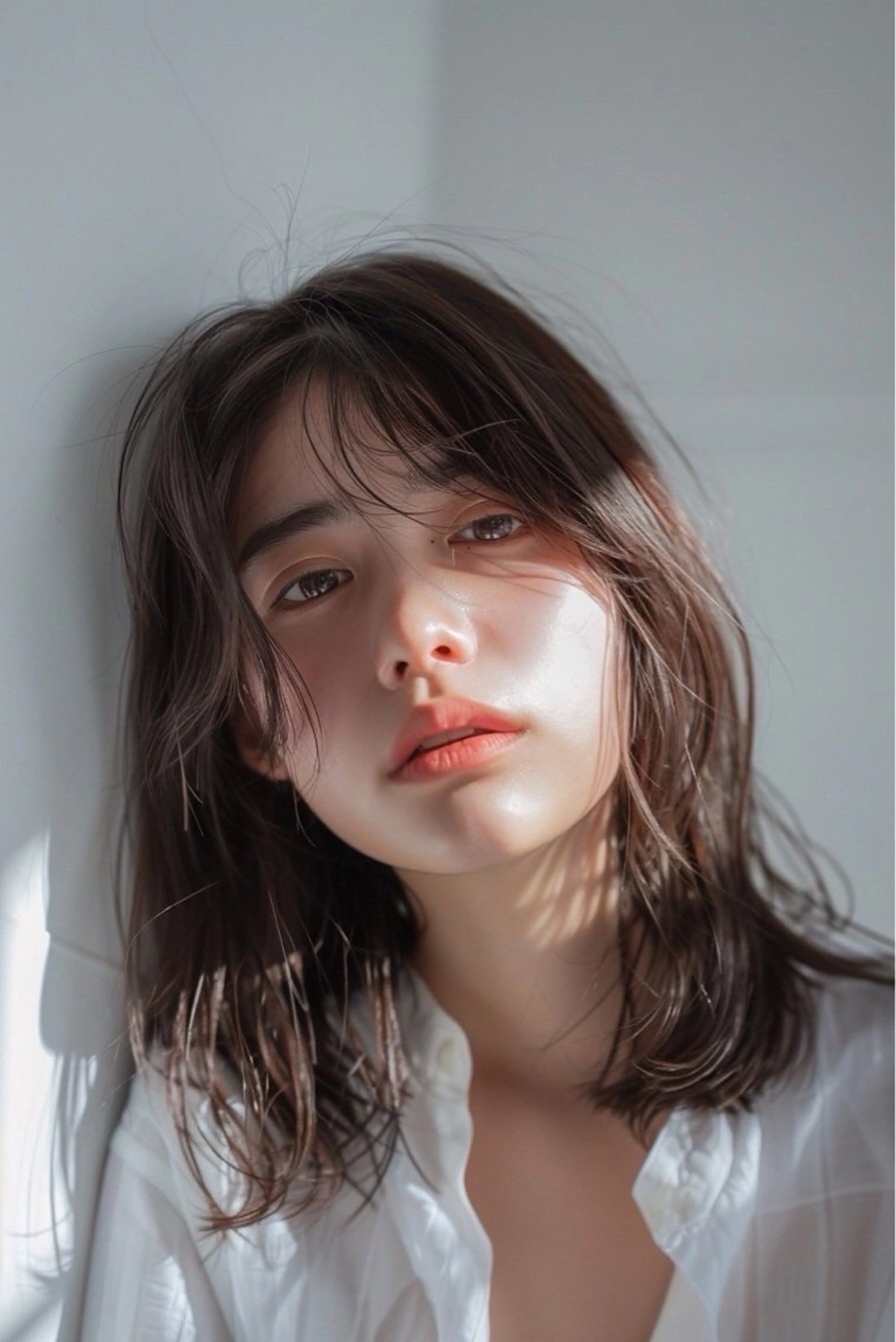 セミロング カラー ブラウンカラー ケアカラー 透明感カラー 髪質改善 カット ヘアカラー トリートメント ☀️Luana☀️ 公式/大通のヘアスタイル