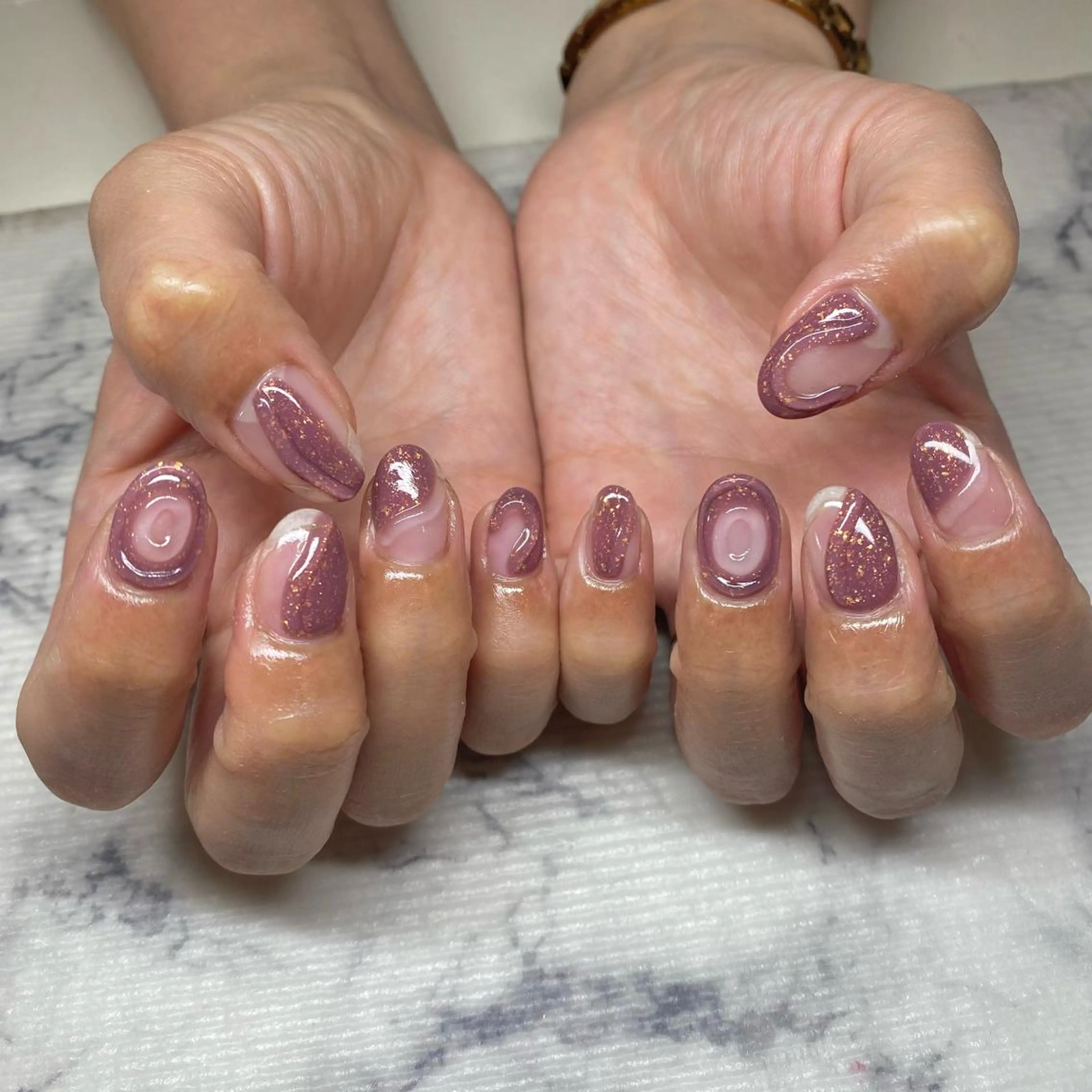 ネイル アートネイル いちじゅう あおいのネイルデザイン