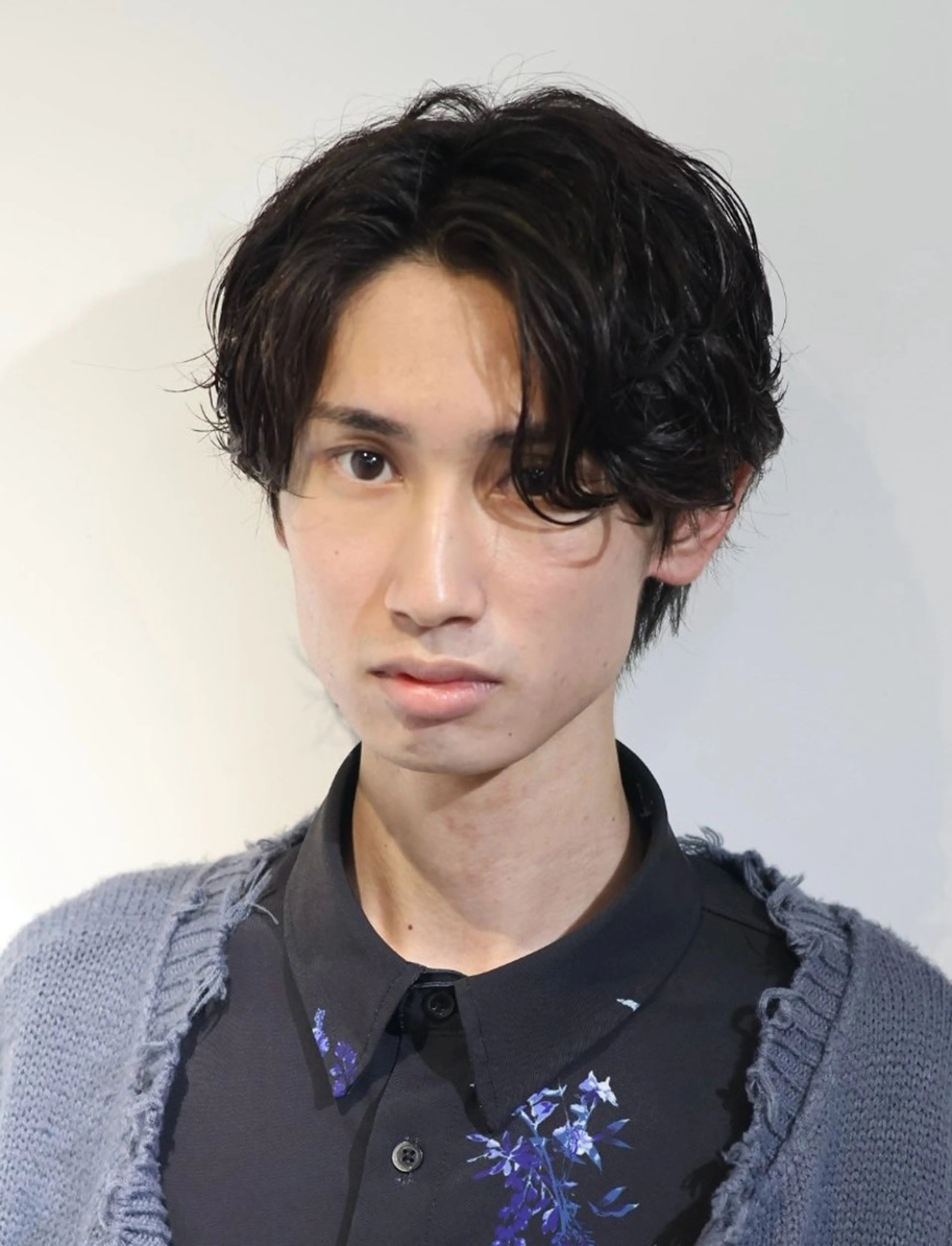 パーマ メンズ センターパート メンズパーマ カット パーマ 笹井 逸希/メンズ韓国ヘアのヘアスタイル