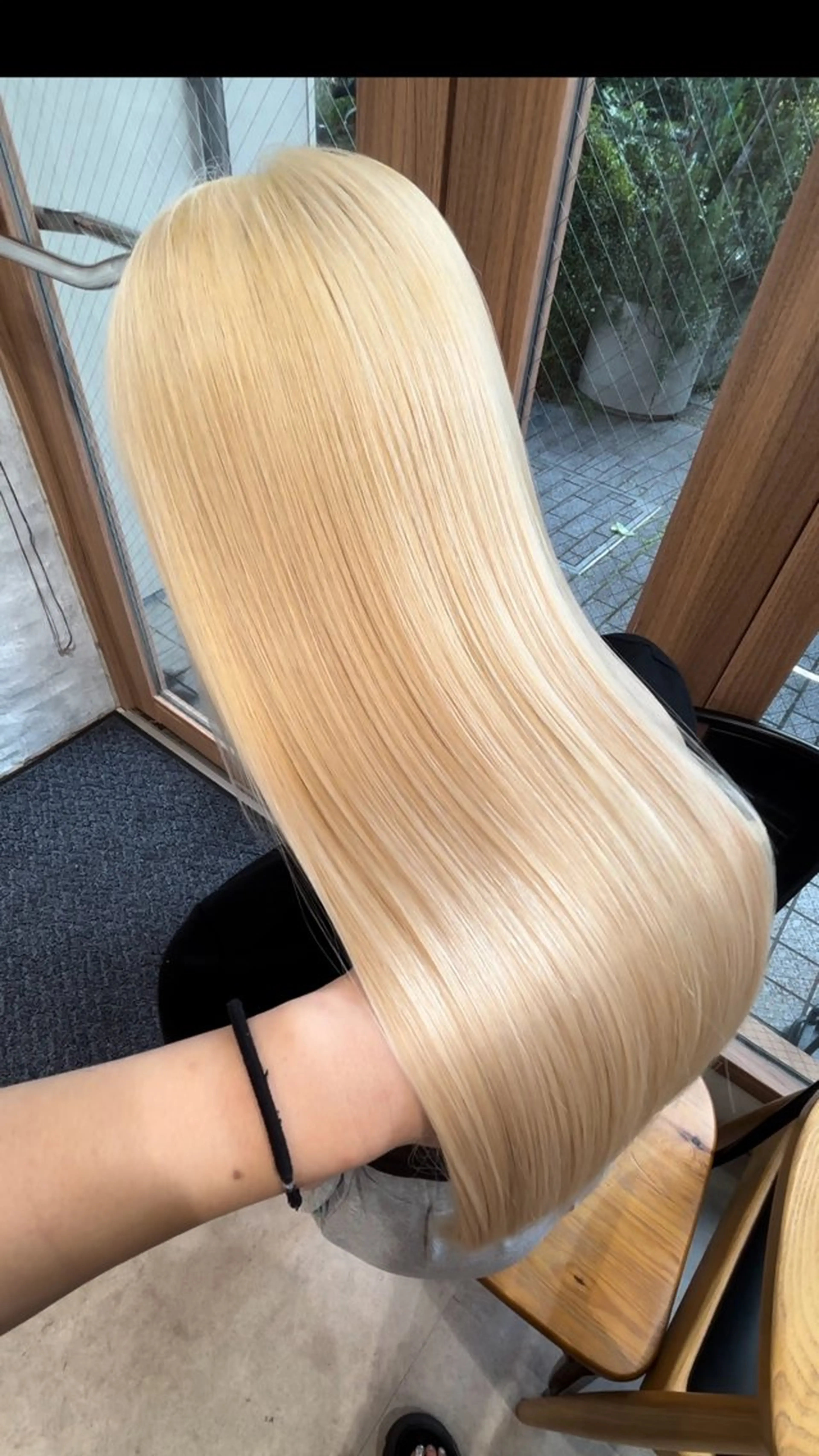 ロング カラー ブロンド ハイトーンレイヤー 吉祥寺/nana🎀のヘアスタイル