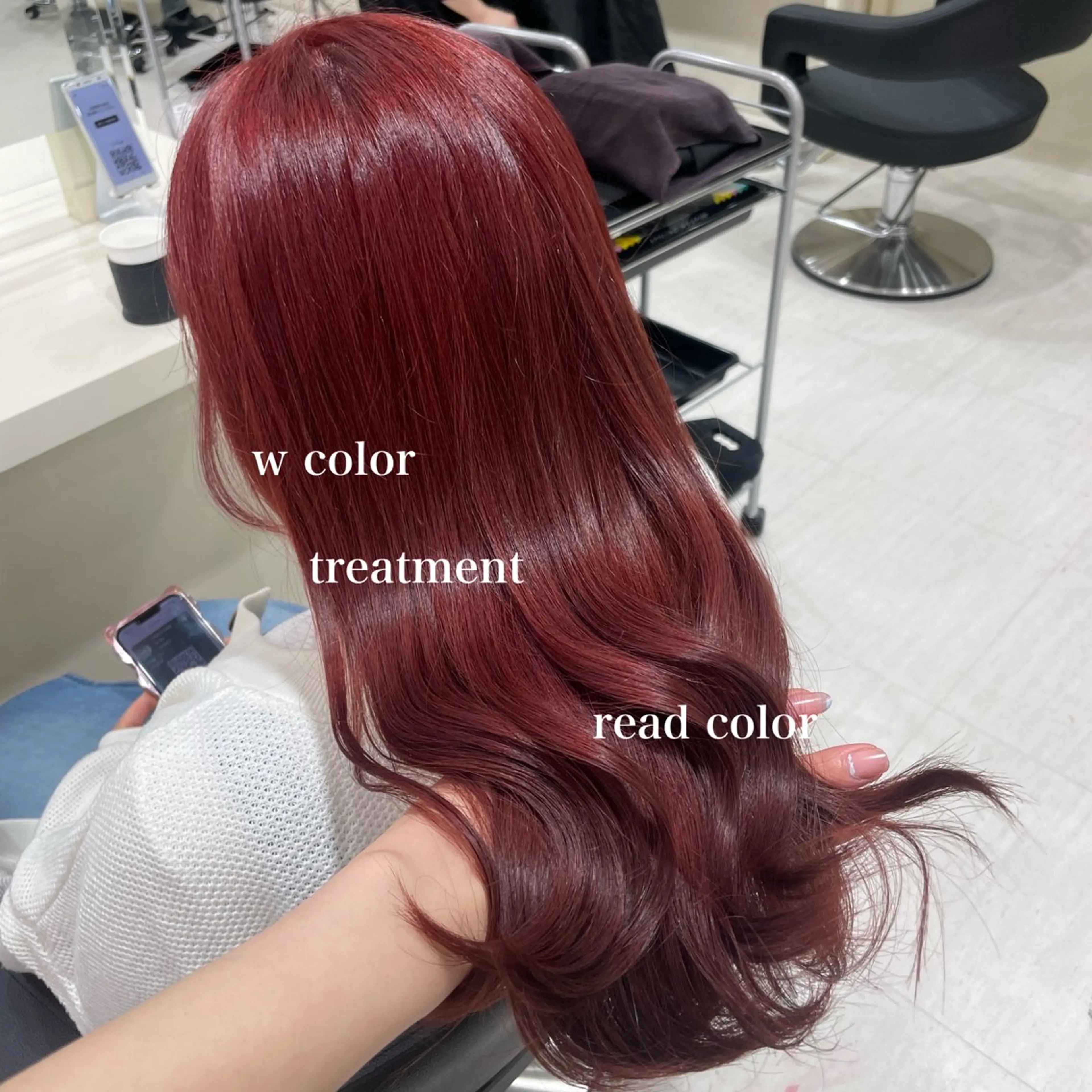 ロング カラー ヘアカラー トリートメント 🤍韓国大人っぽ ベージュMAI🤍のヘアスタイル