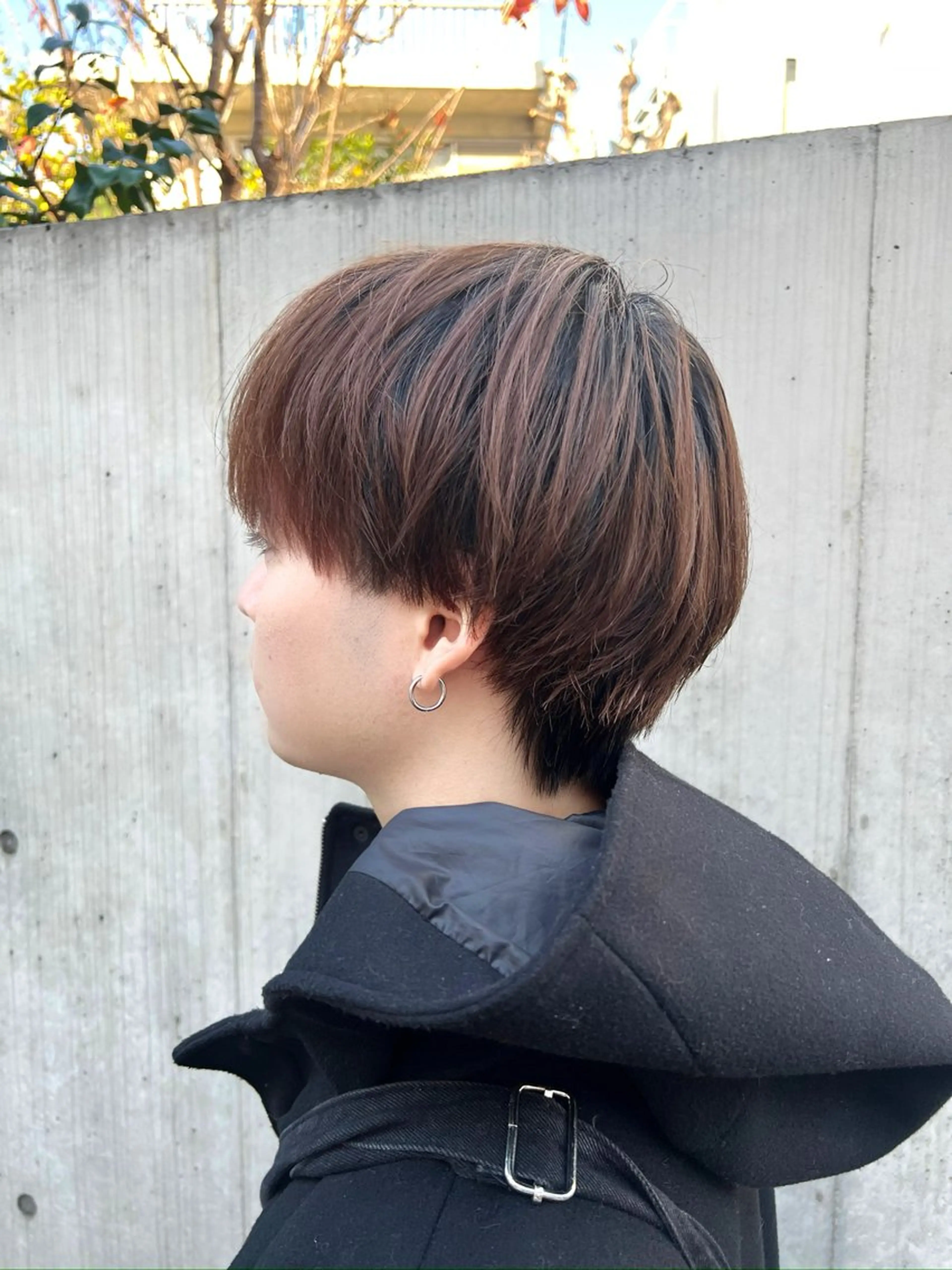 メンズ 似合わせくすみカラー ‎/縮毛/川添桃花‎のヘアスタイル