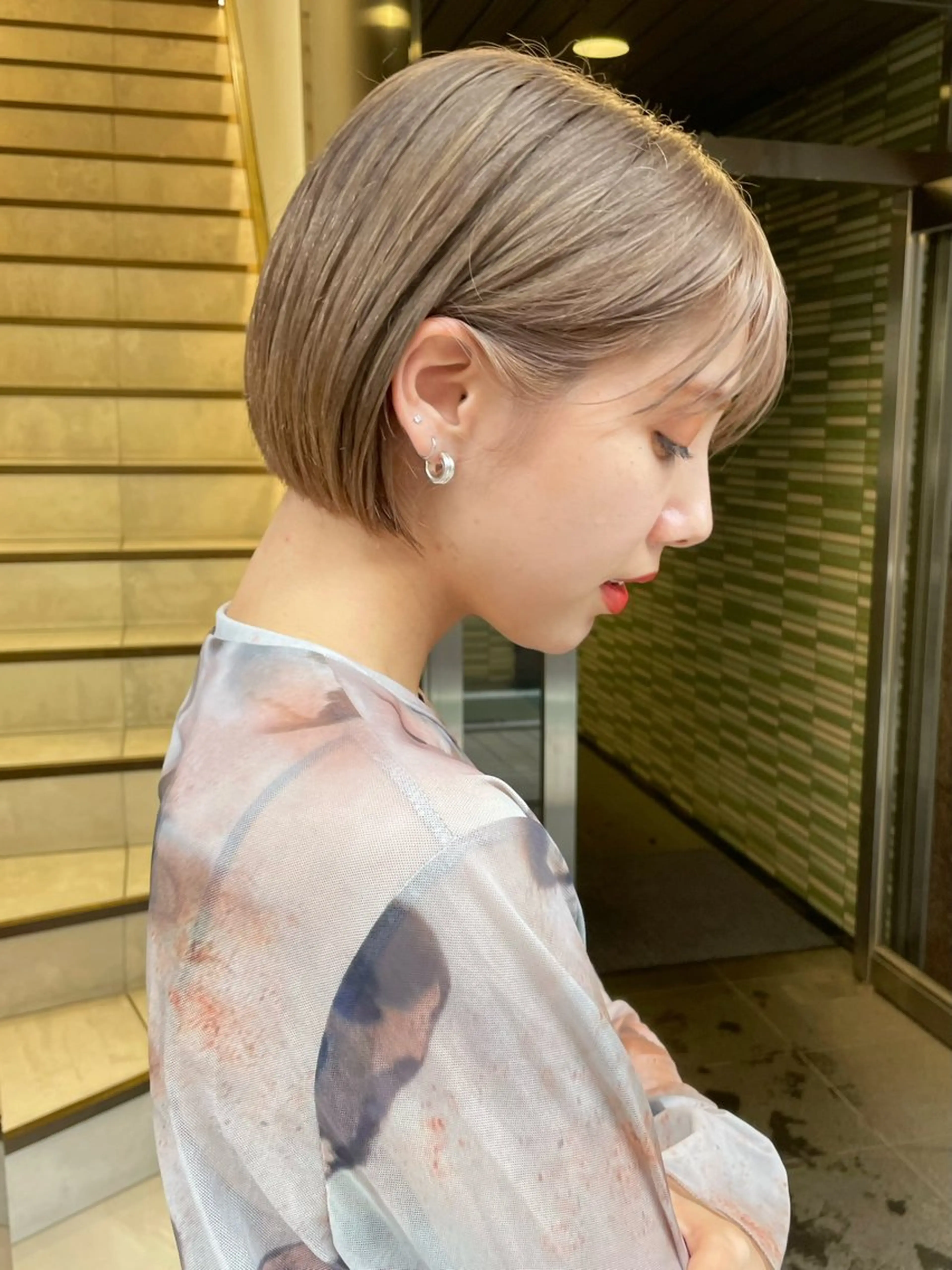 ミディアム カラー 外国人風ヘア スペシャリスト★高沼のヘアスタイル