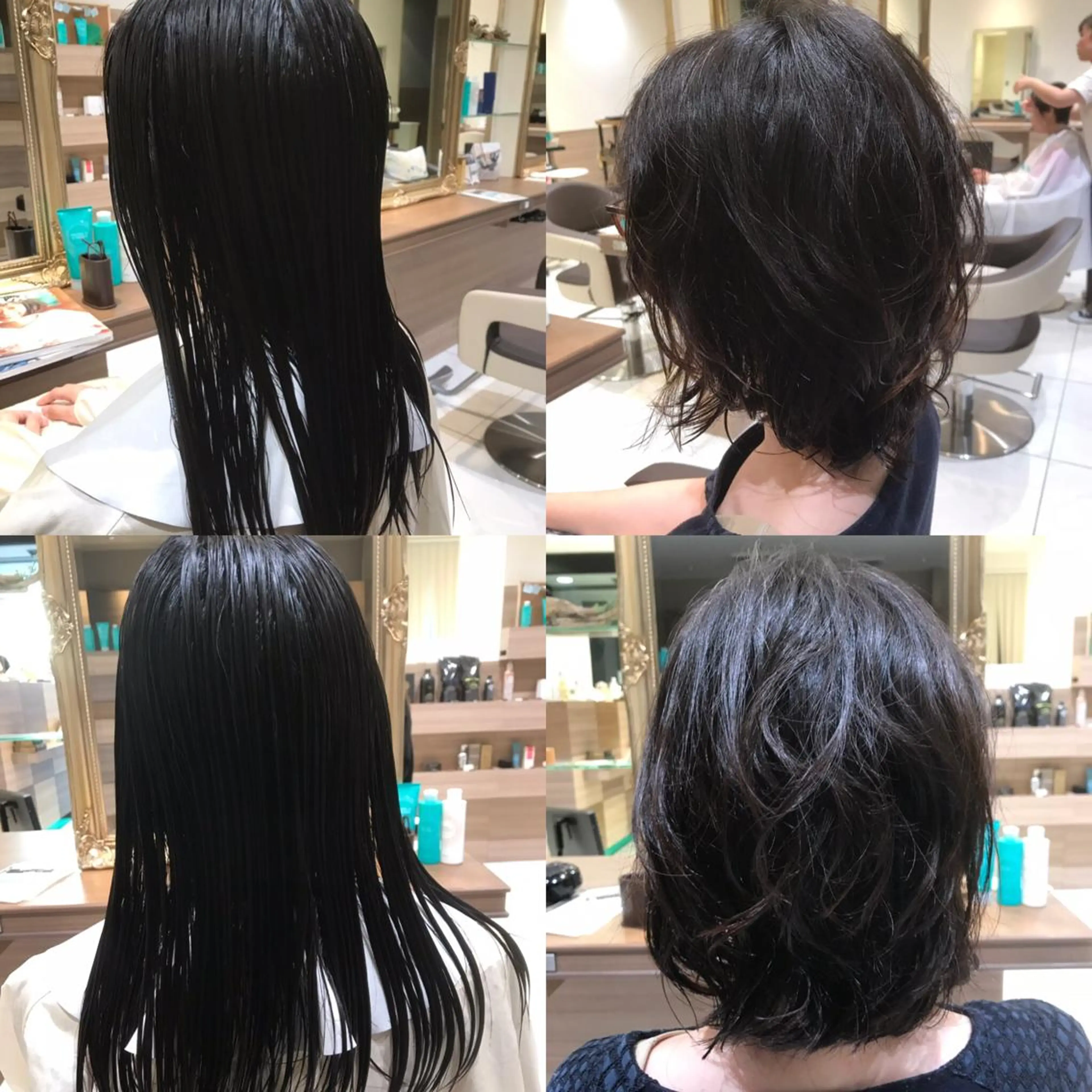 ミディアム パーマ カット パーマ トリートメント KOOKI スティードトーキョーのヘアスタイル