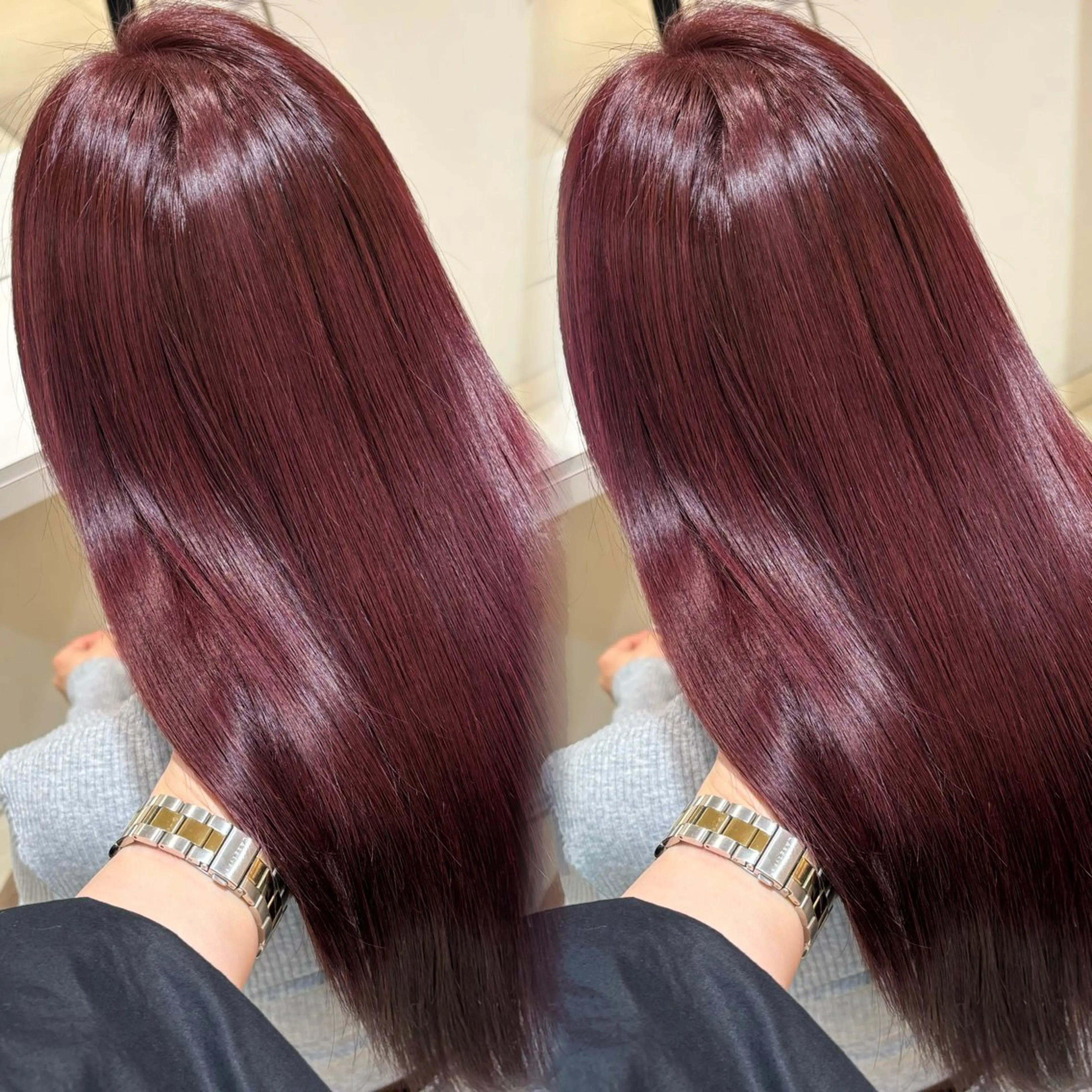 ロング 中韓𝐌𝐈𝐗🩶 𝐘𝐔𝐊𝐀のヘアスタイル