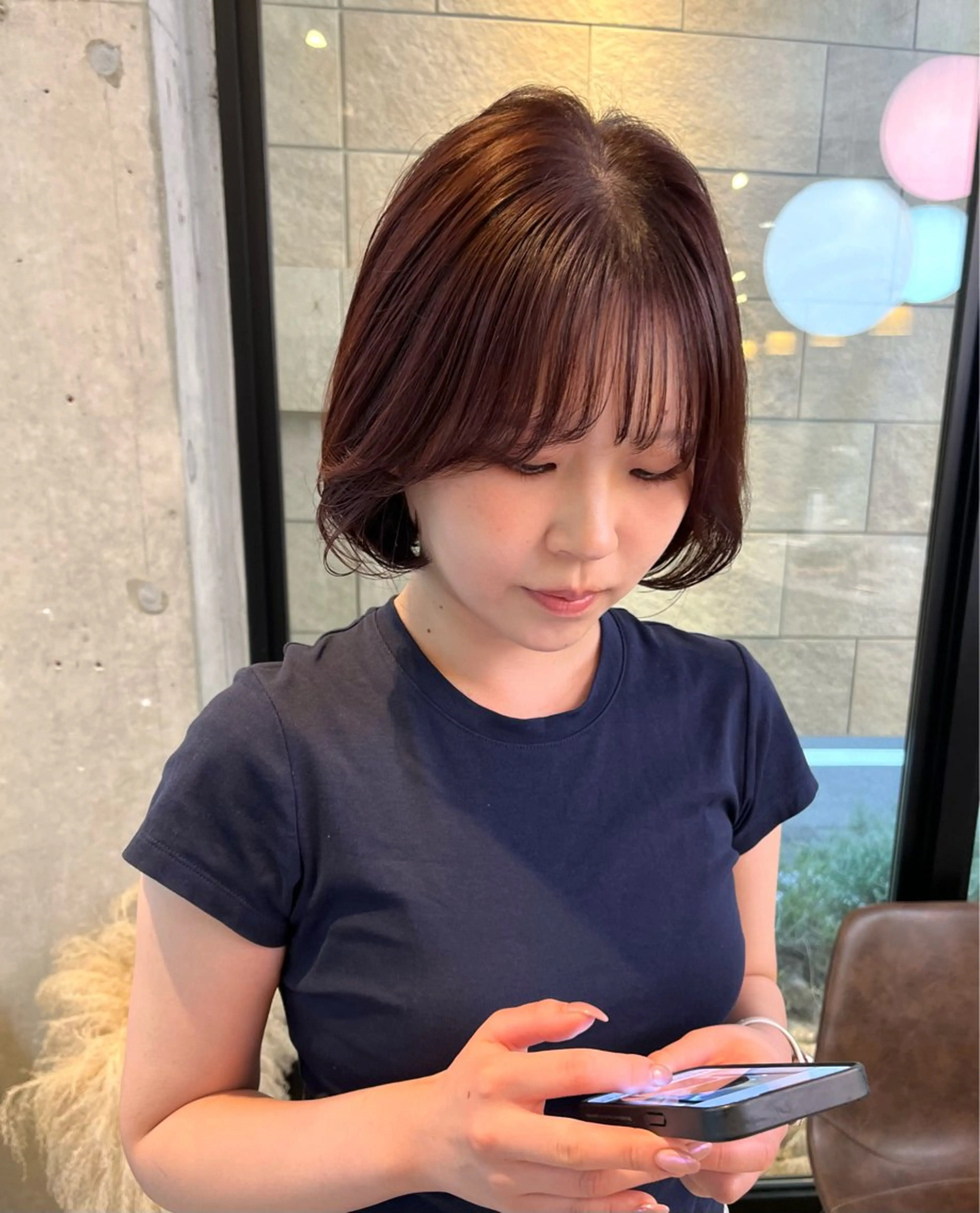 ショート カラー カット ヘアカラー haruka ♡レイヤー/透明感のヘアスタイル