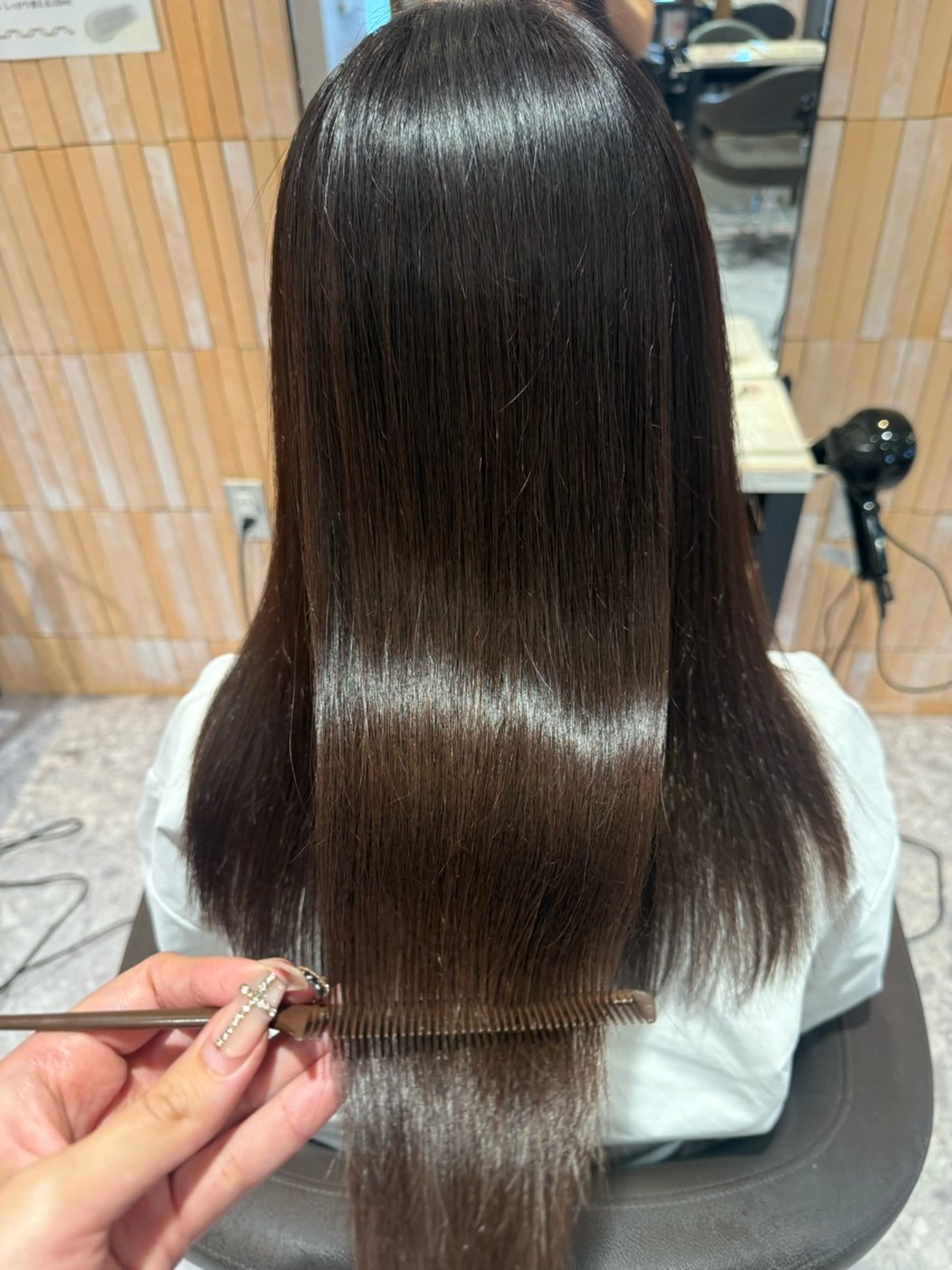 【ご新規様限定✨️】カット+髪質改善カラー+髪質改善トリートメント🕊️の写真