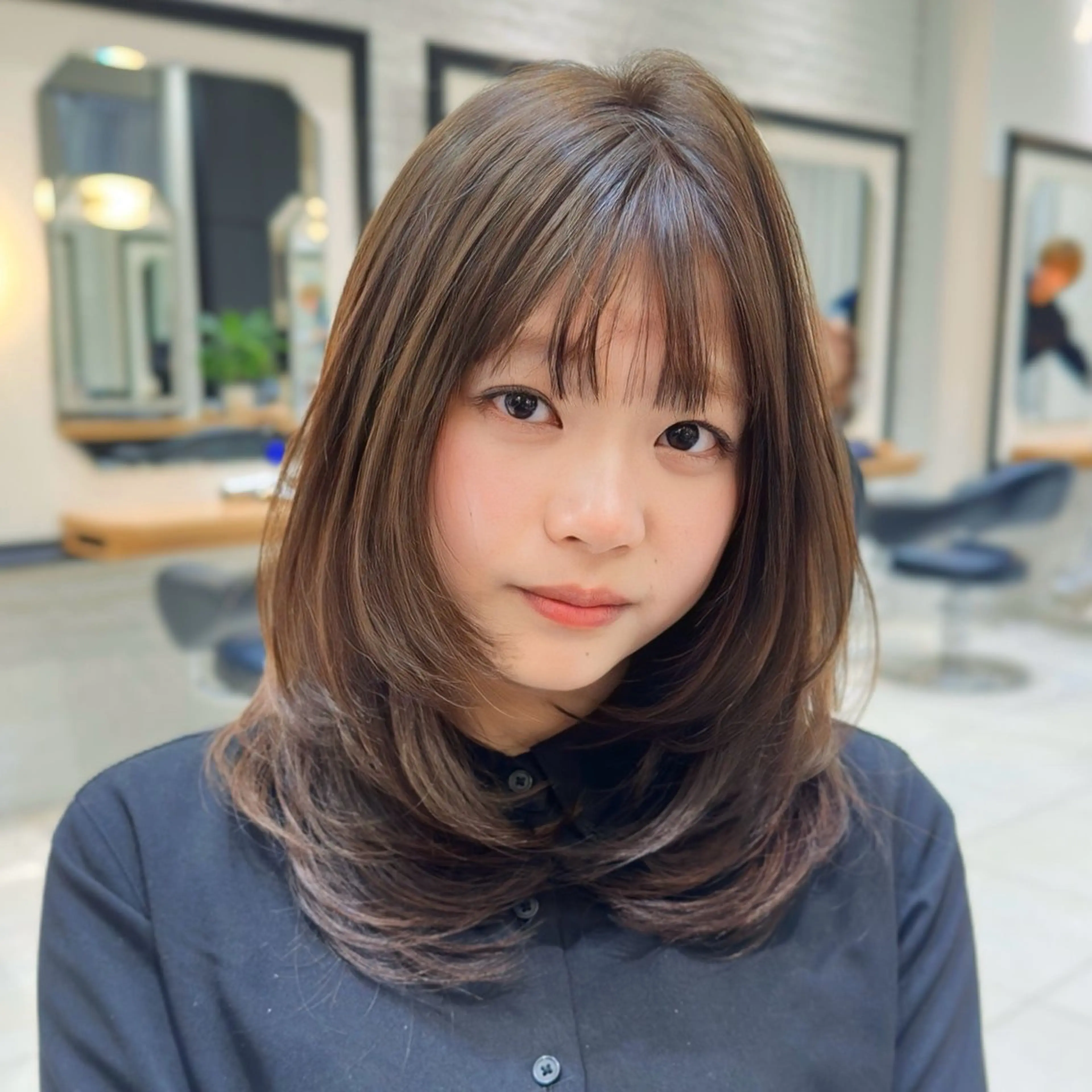 カット＋透明感カラー＋トリートメント【平日限定11時​〜​19時】の写真