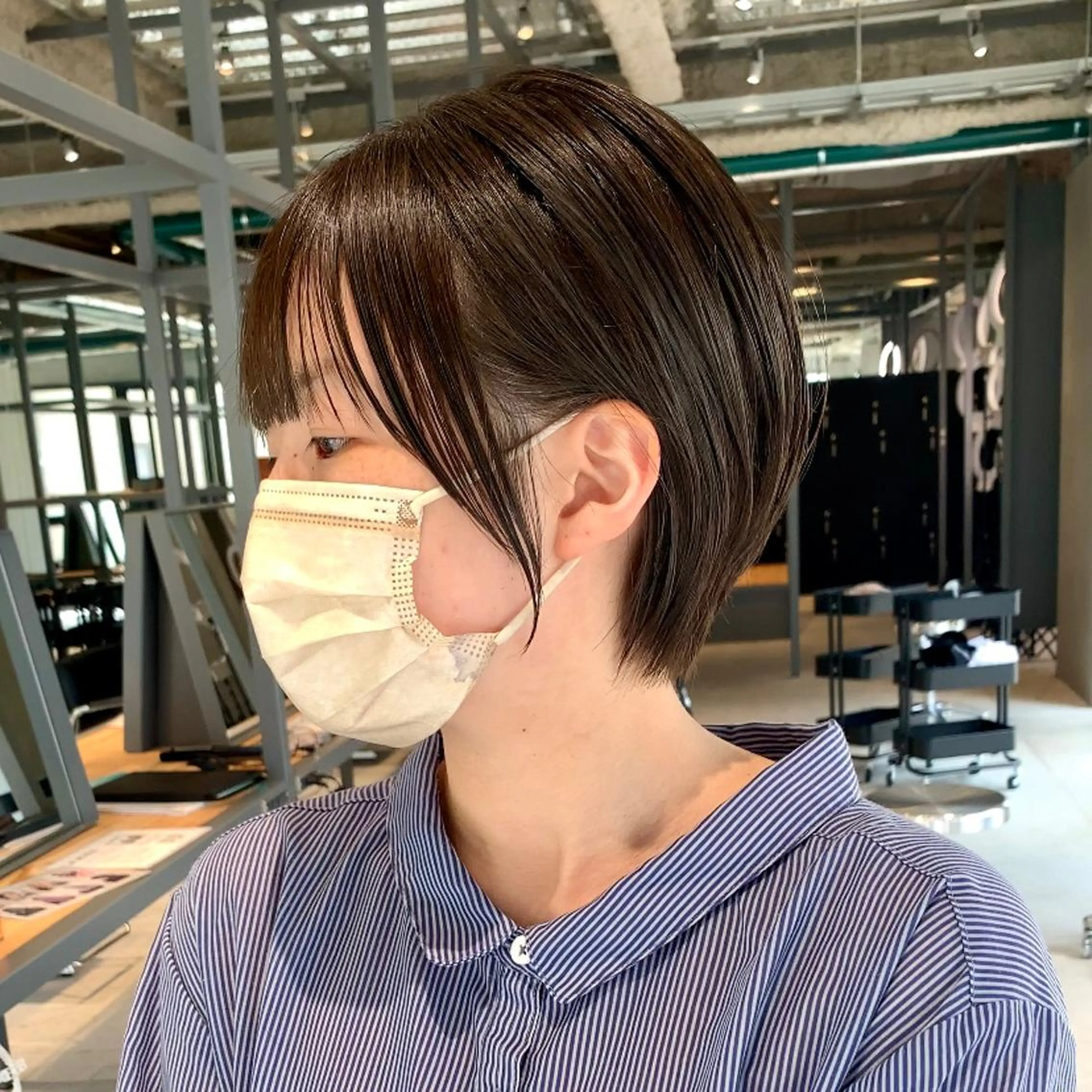 ショート カット トリートメント ITbyALBUM八王子所属・リョウ/ショート /ハイトーン/八王子のヘアスタイル