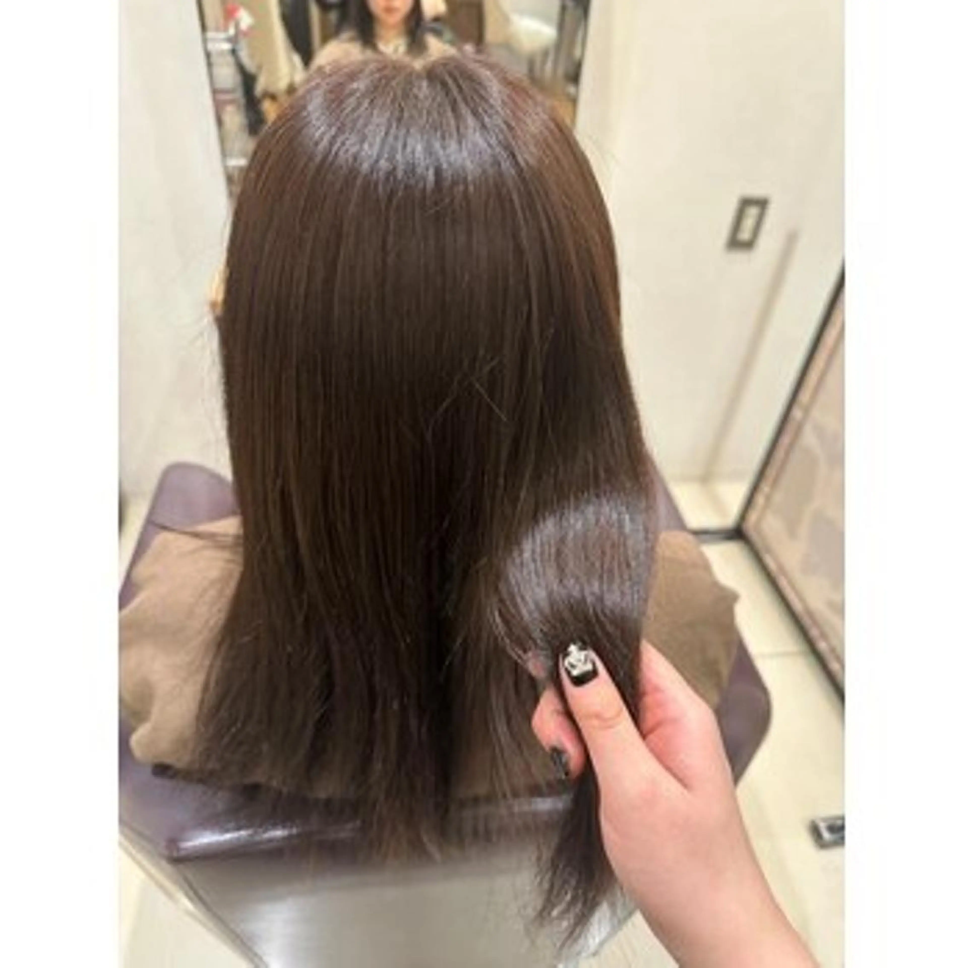 セミロング ヘアカラー トリートメント BbyC justbeautyのヘアスタイル