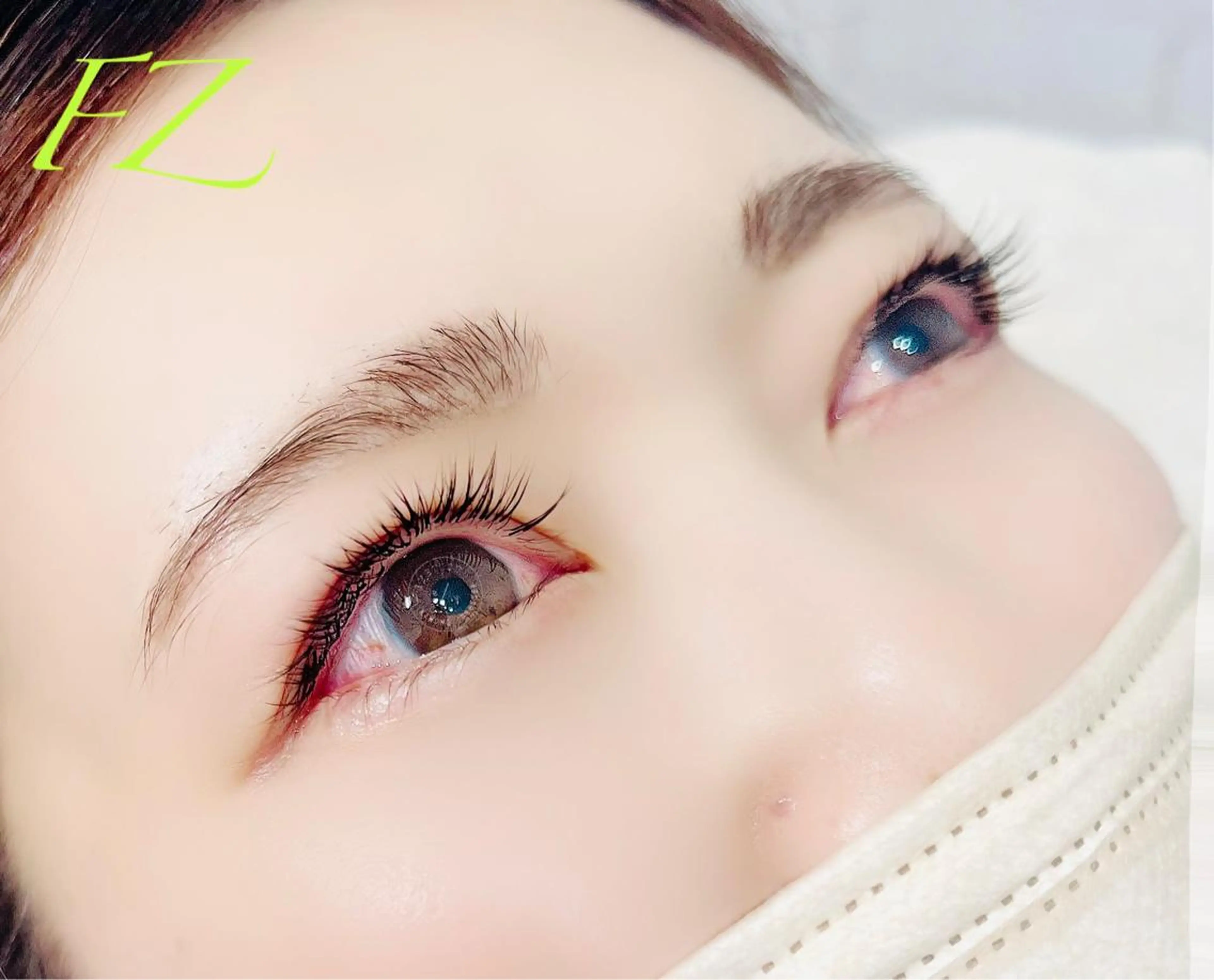 マツエク・マツパ ケラチンラッシュリフト バインドロック 束感まつ毛 Cカール キュート マツエク eyelash presh yukaのマツエク・マツパデザイン