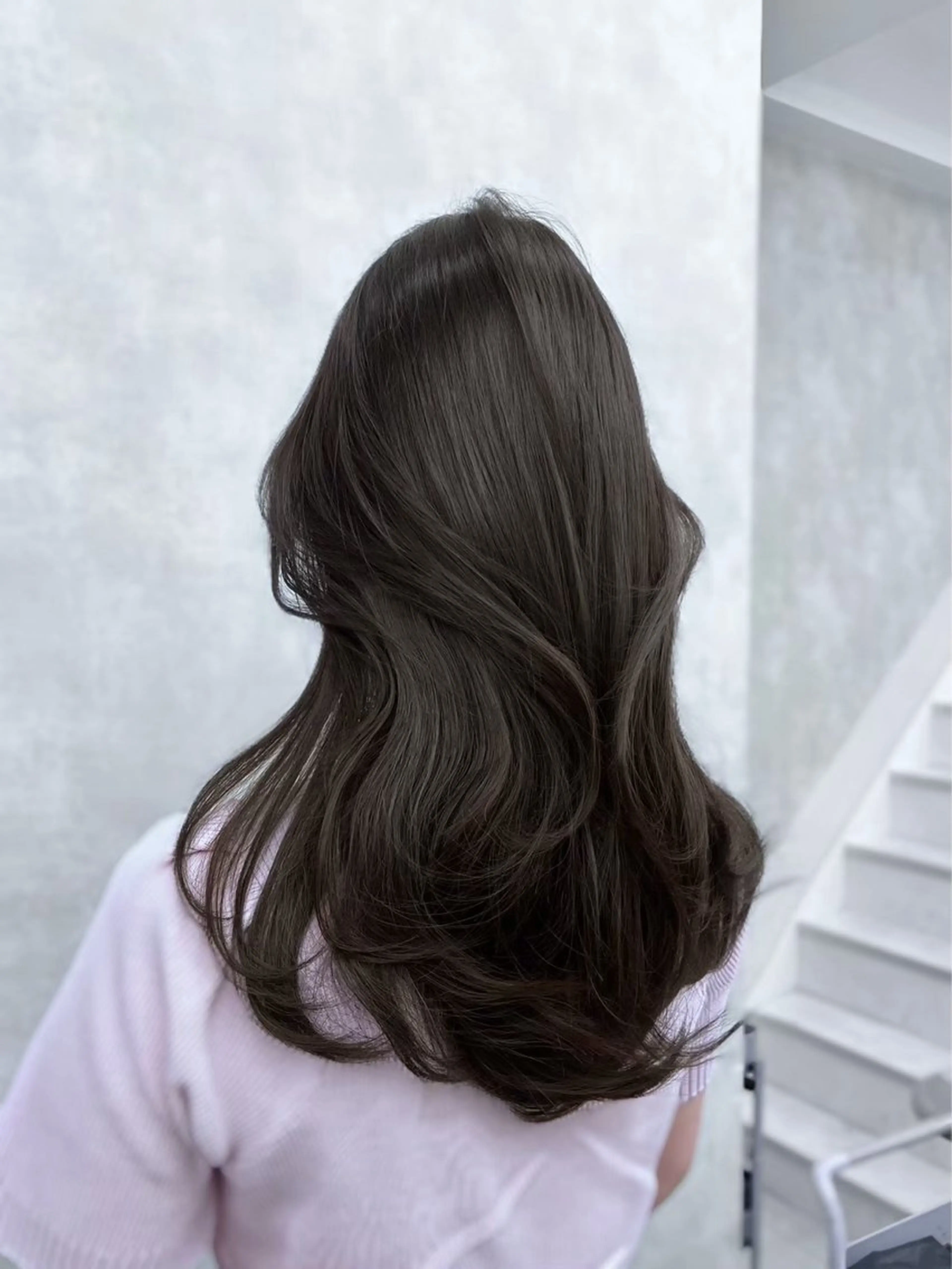 ロング 🚨メンズ曲がる 縮毛矯正りおん🚨のヘアスタイル