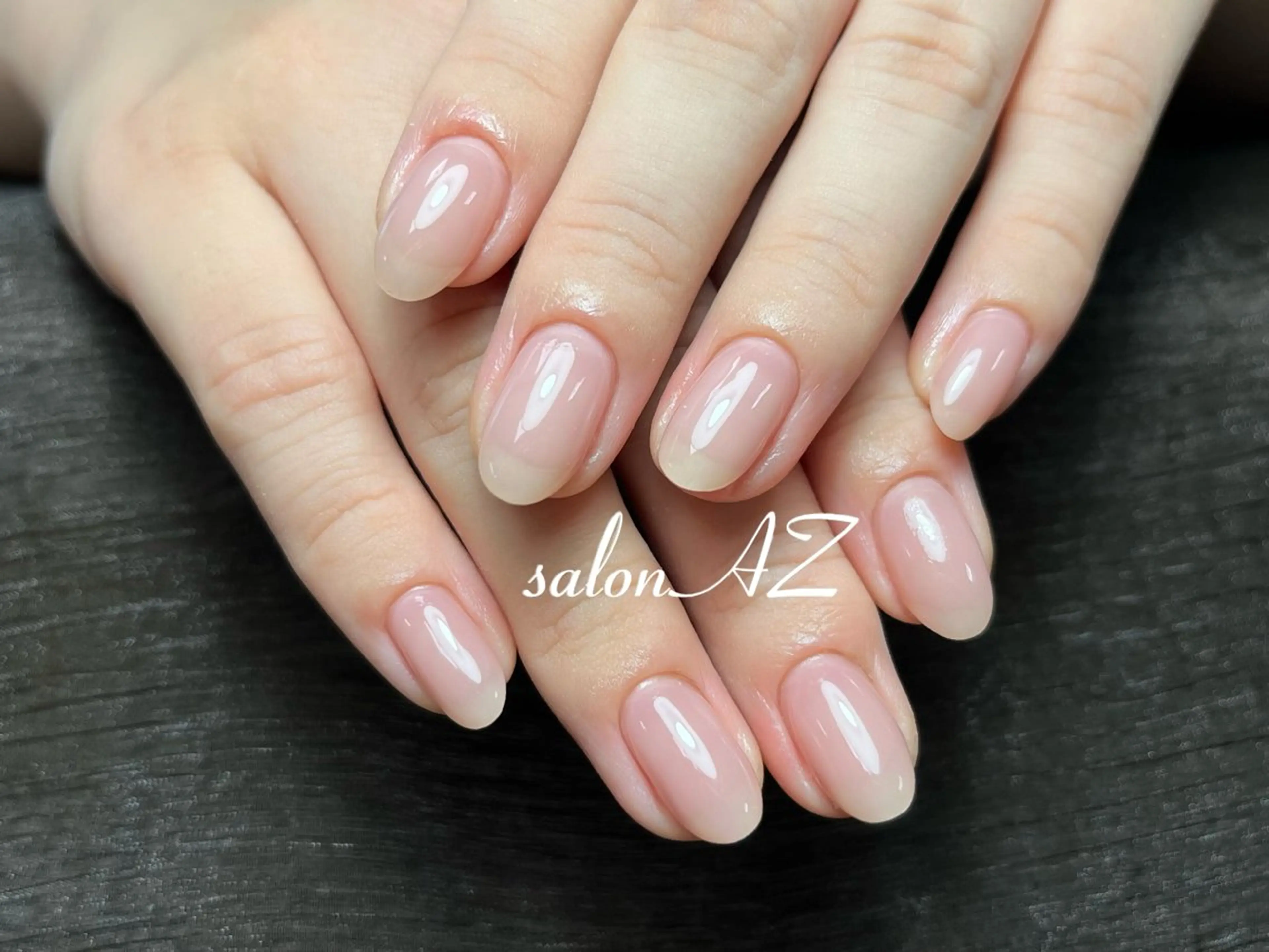 ネイル アートネイル 長さ出し フットネイル フレンチネイル ジェルネイル ハンドネイル salon AZのネイルデザイン