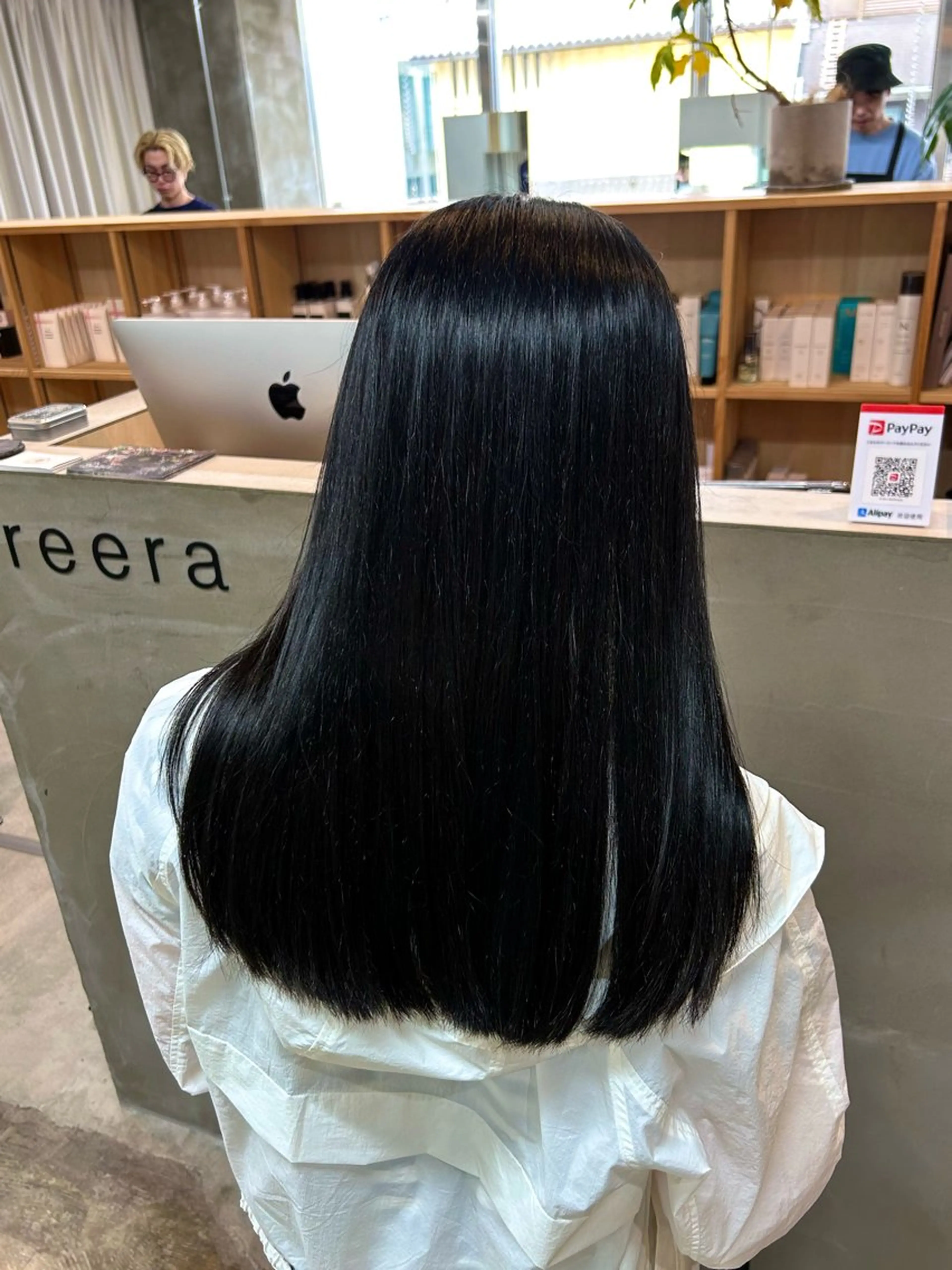 ロング ヘアカラー トリートメント 浅岡 太陽のヘアスタイル