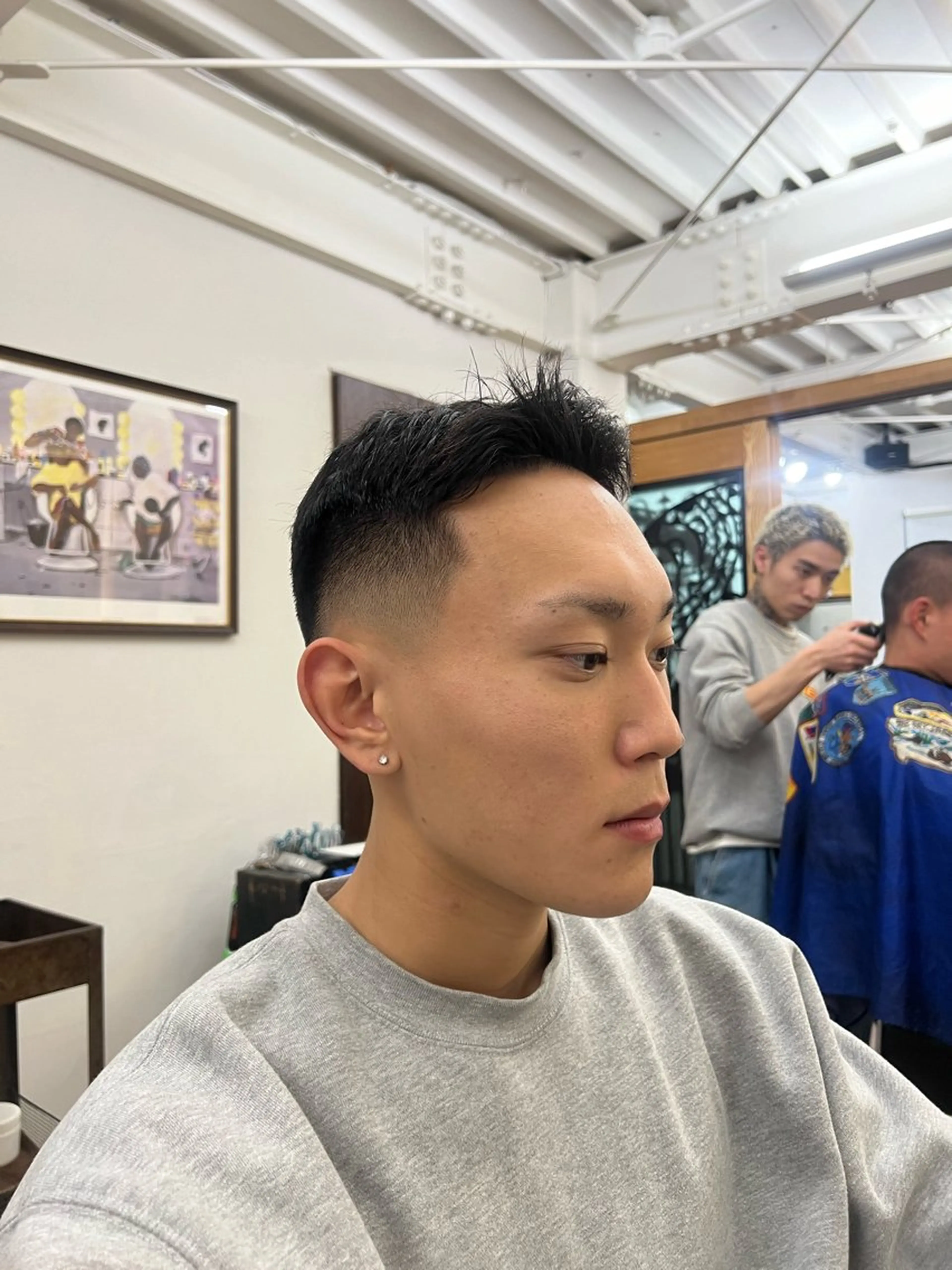 ショート メンズ 稲村 獅童のヘアスタイル