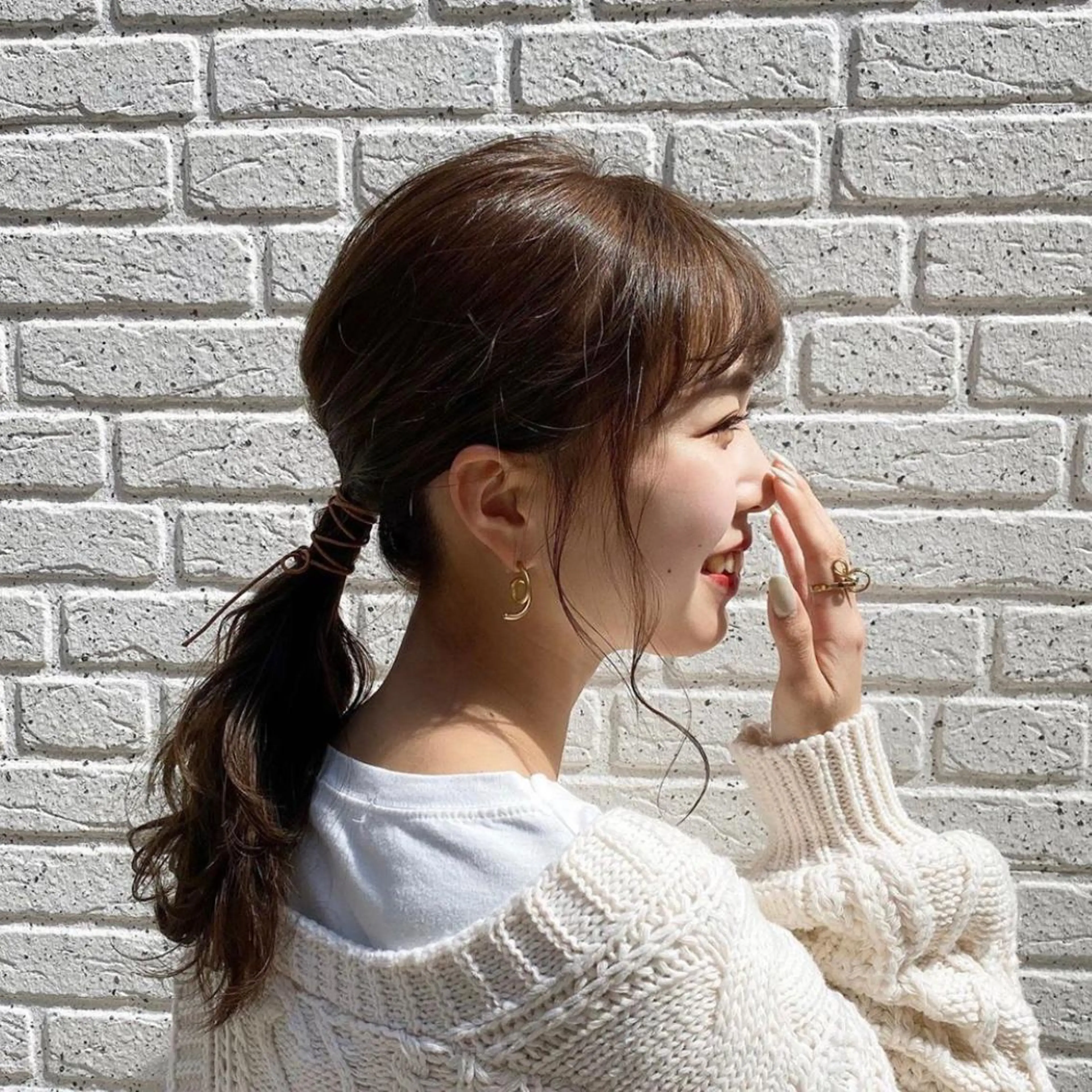 ロング ヘアアレンジ 野村 百花のヘアスタイル