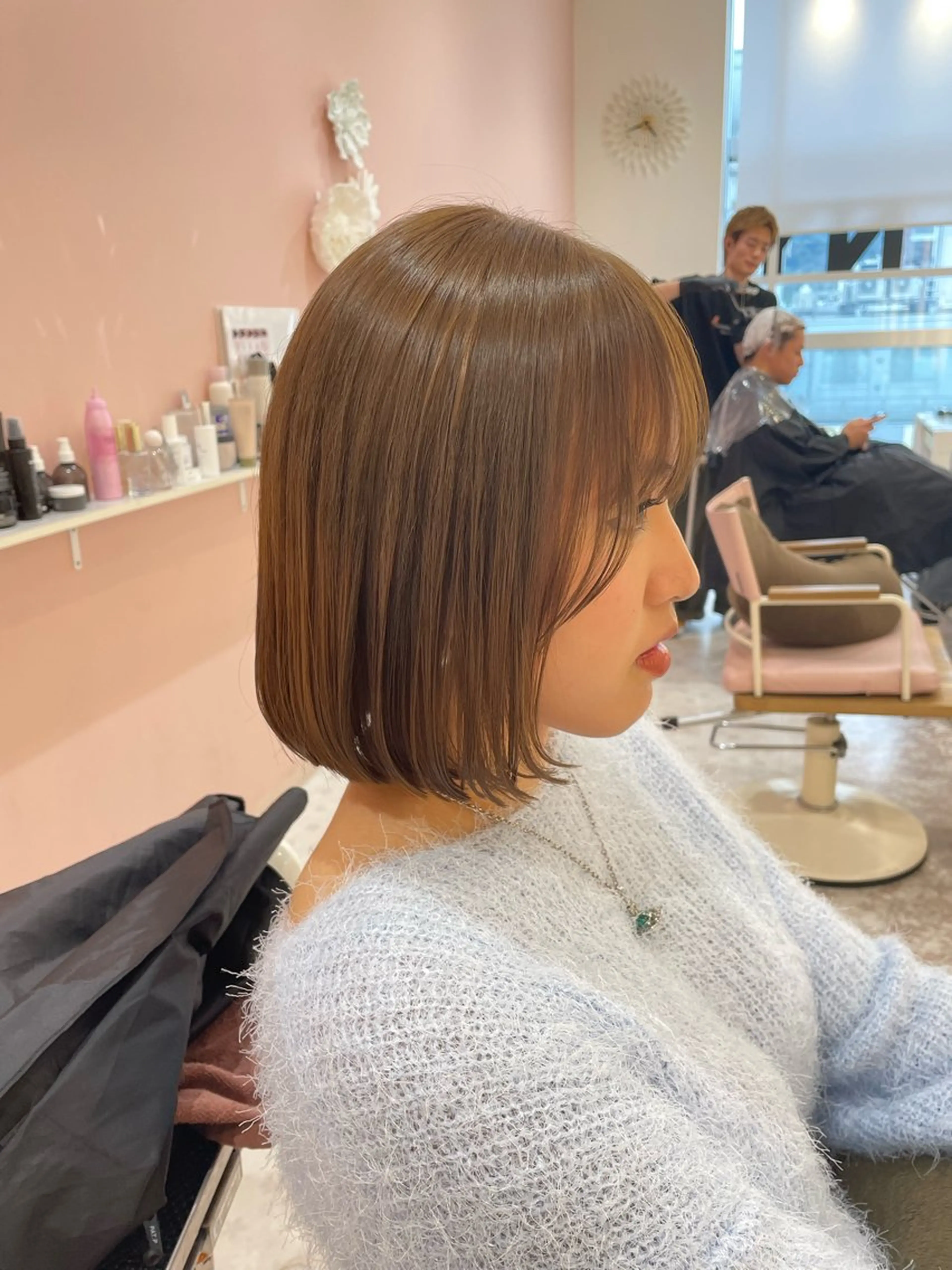 ボブ​〜​ロングカット＋オージュア3stepトリートメントの写真