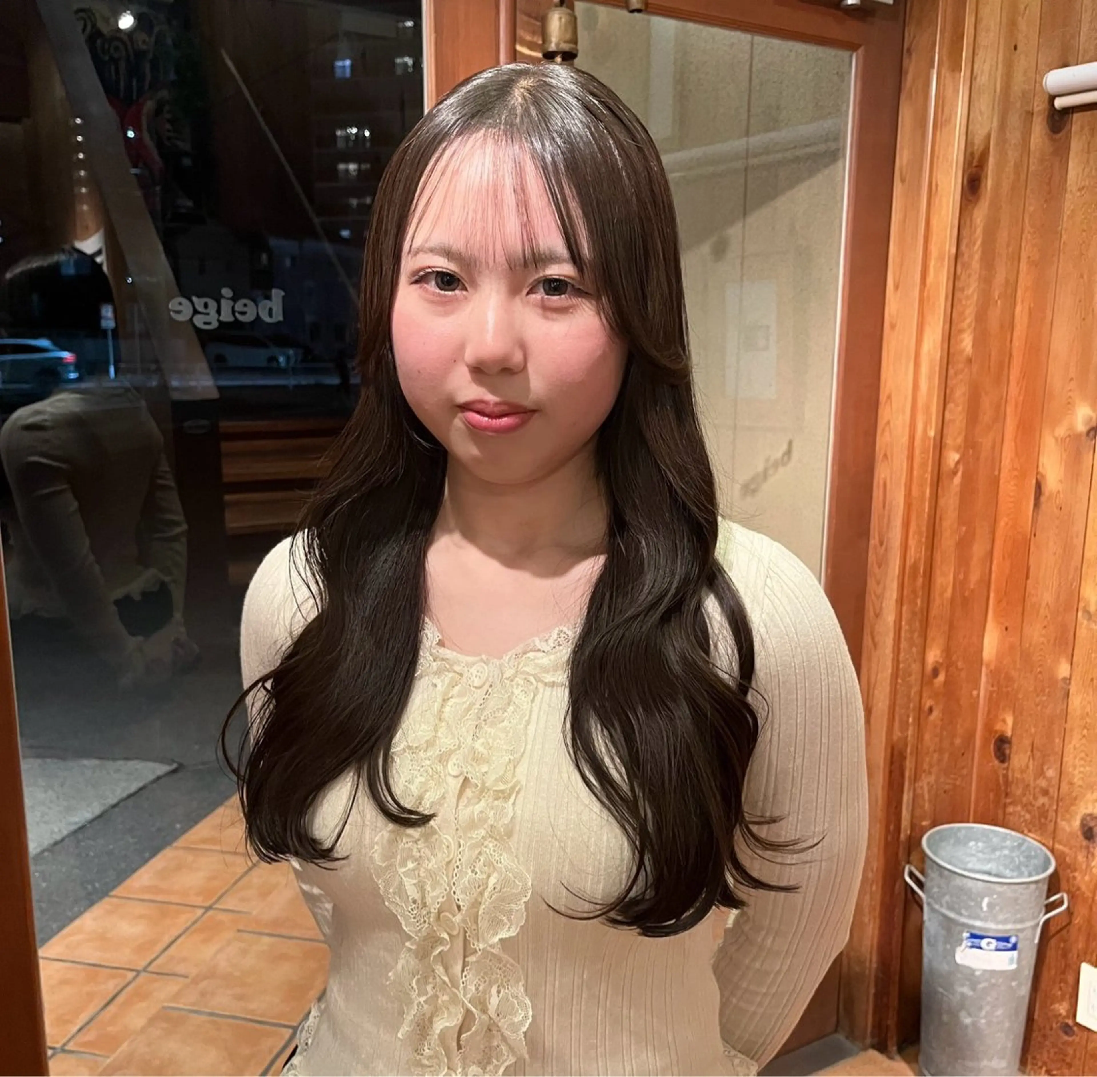 ロング 顔周りカット 似合わせカット カット 藤田 ゆりなのヘアスタイル