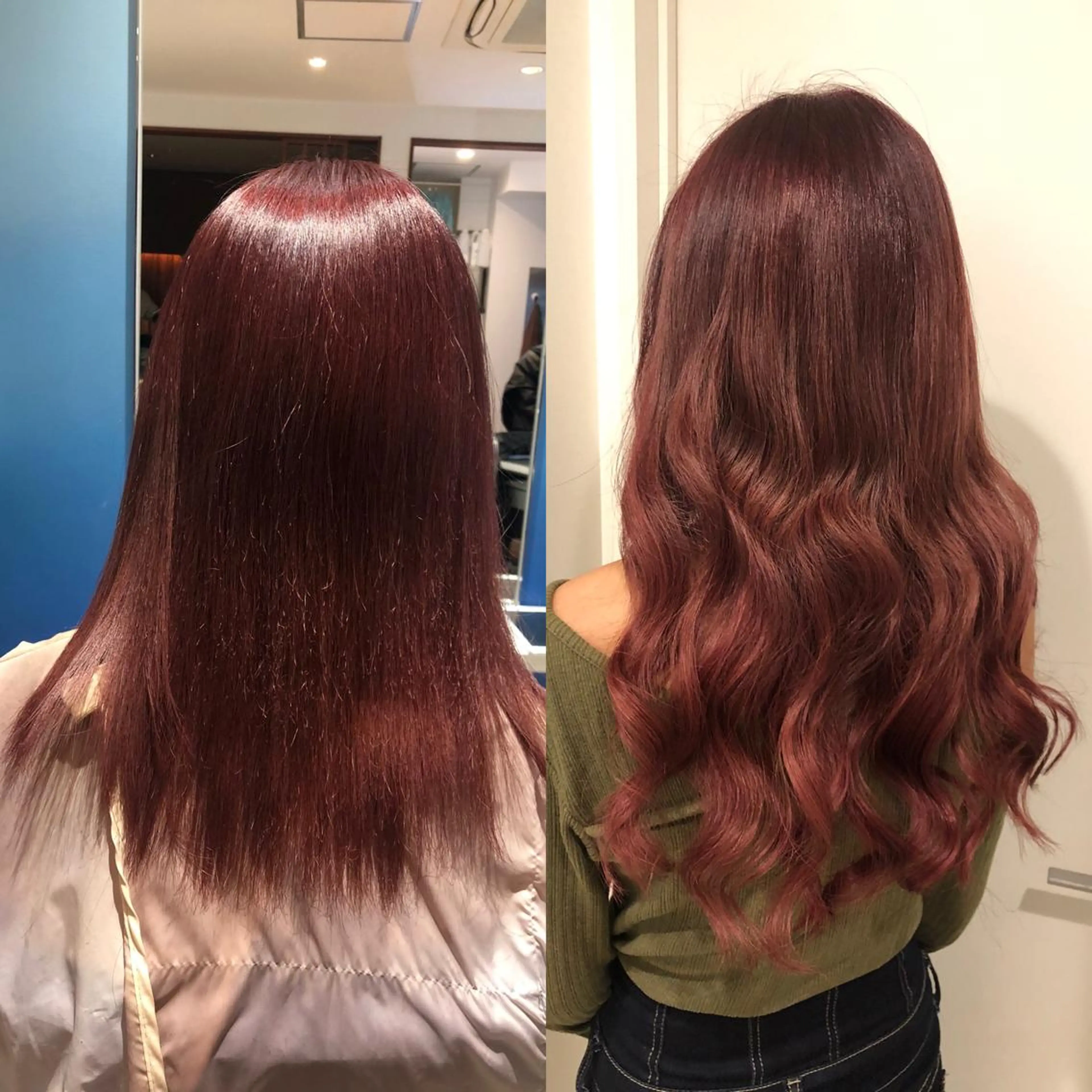 ロング カラー シールエクステ ダブルカラー ハイライトカラー インナーカラー エクステ ヘアカラー エクステ 🧡艶髪ちゅるん髪 🫧🧡YUKI❄️のヘアスタイル