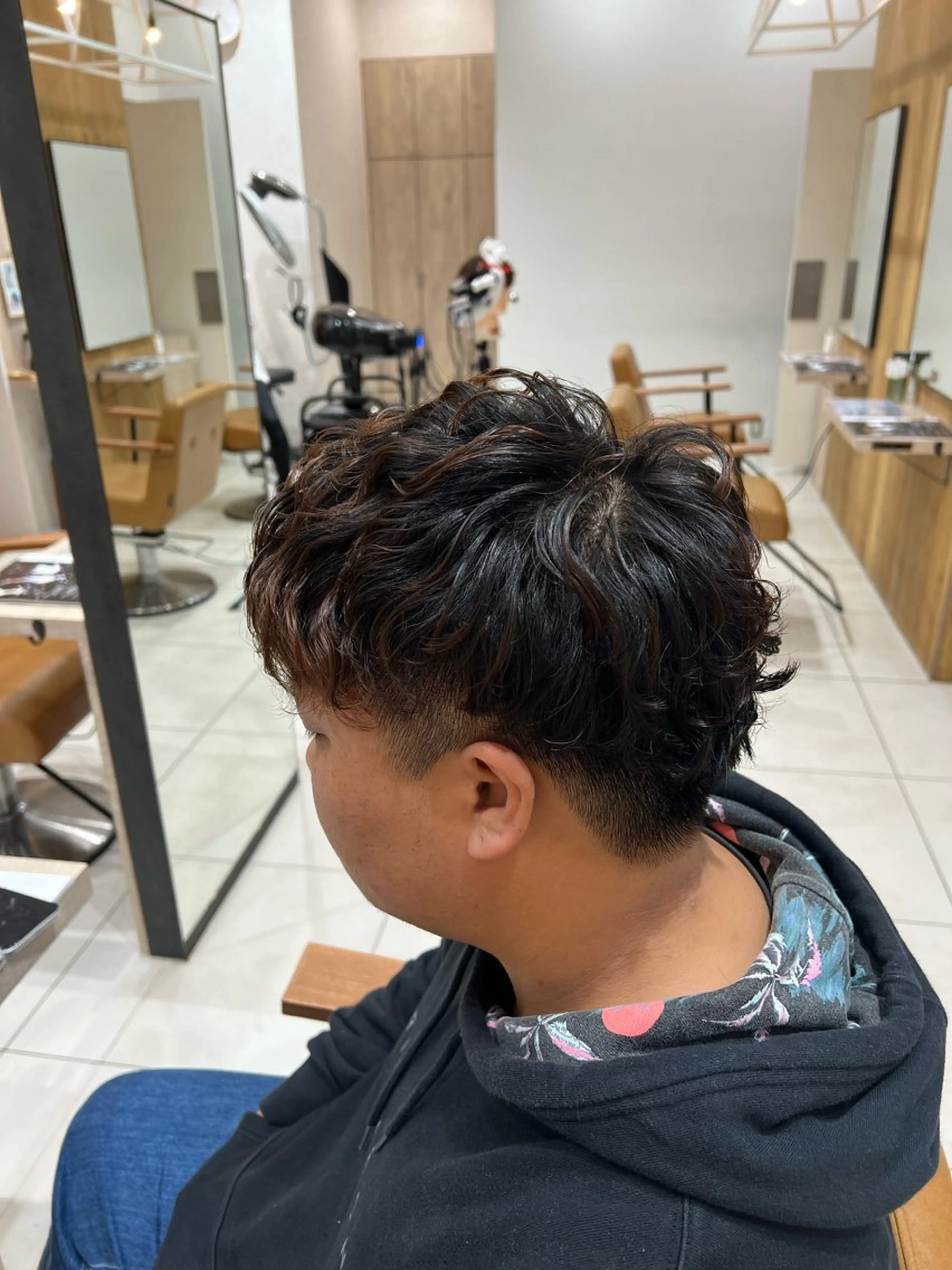 メンズ メンズパーマ メンズ特化フェザー パーマ🚗タケシのヘアスタイル