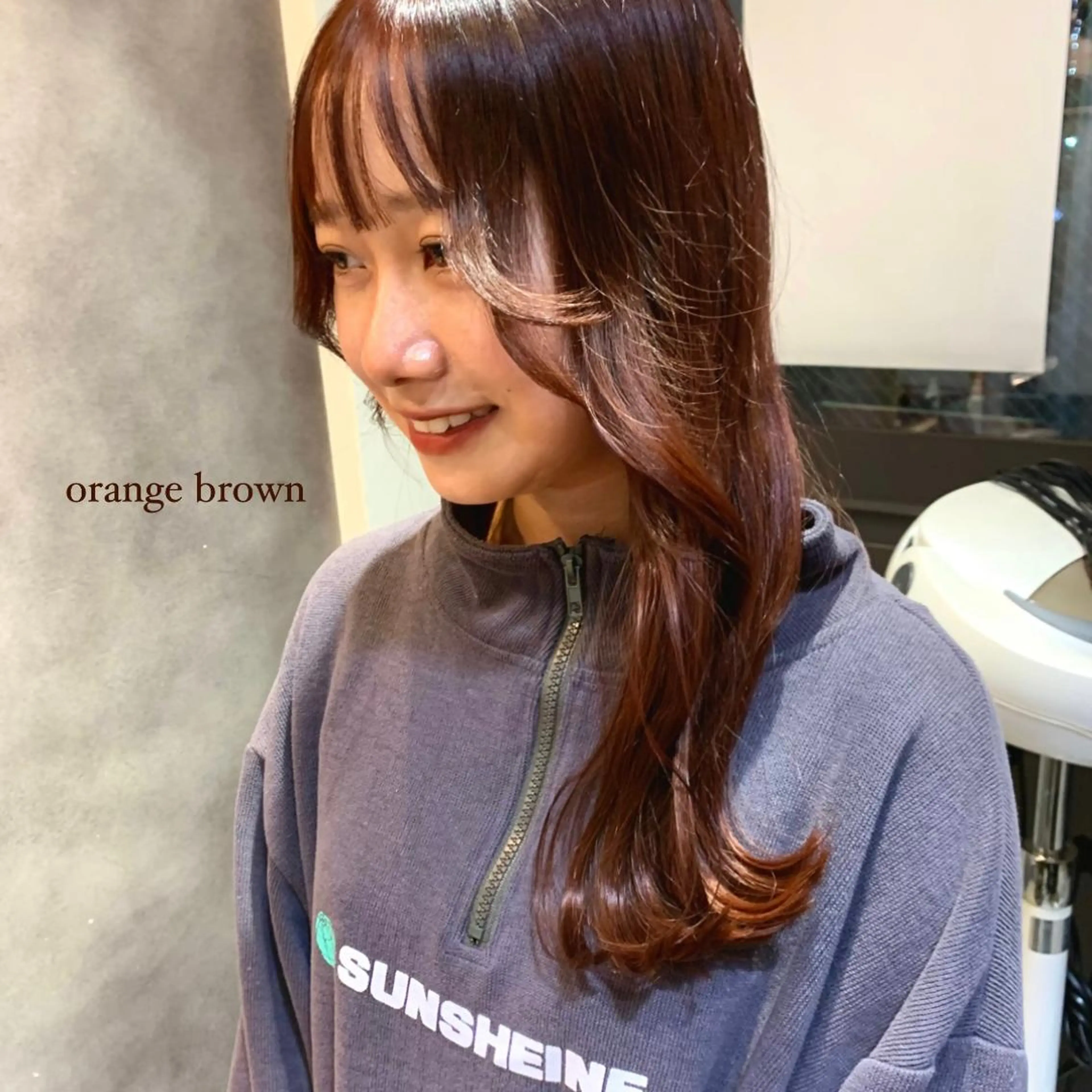 セミロング カラー カット ヘアカラー トリートメント 🤍aimi🤍 ウルフ/韓国ヘアのヘアスタイル